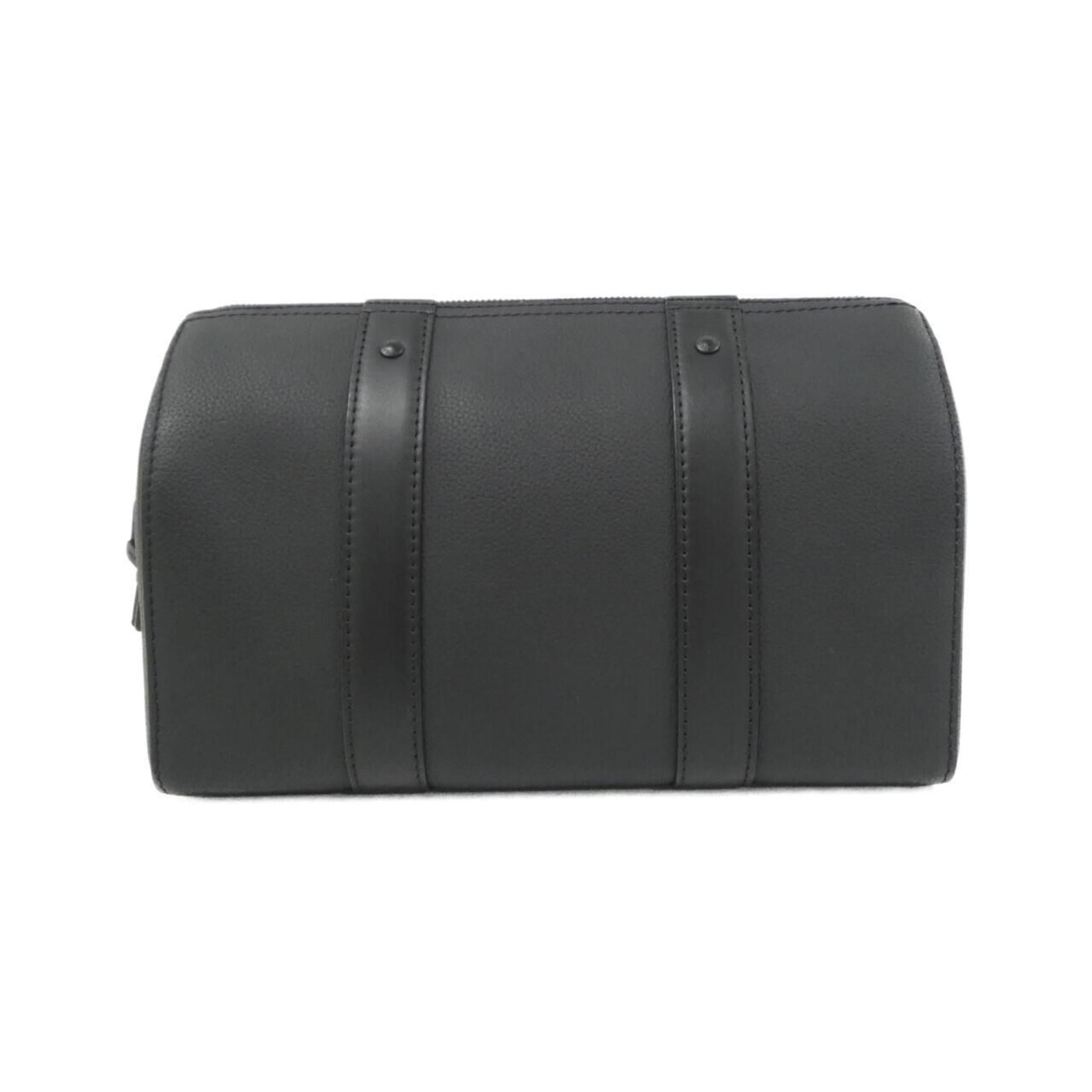 Louis Vuitton Black Leather Shoulder Bag (Pre-Owned)