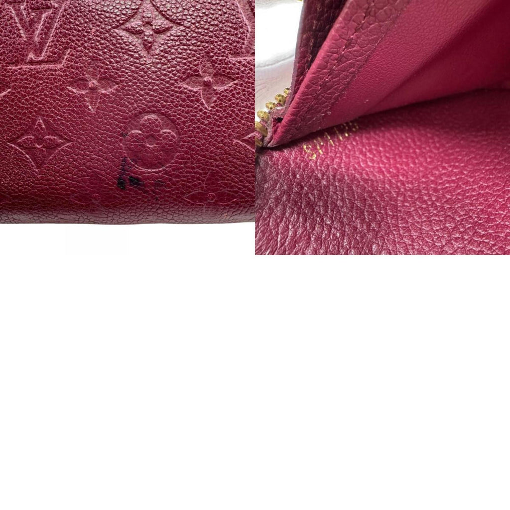Louis Vuitton Aurore Leather Long Wallet (Bi-Fold) (Pre-Owned)