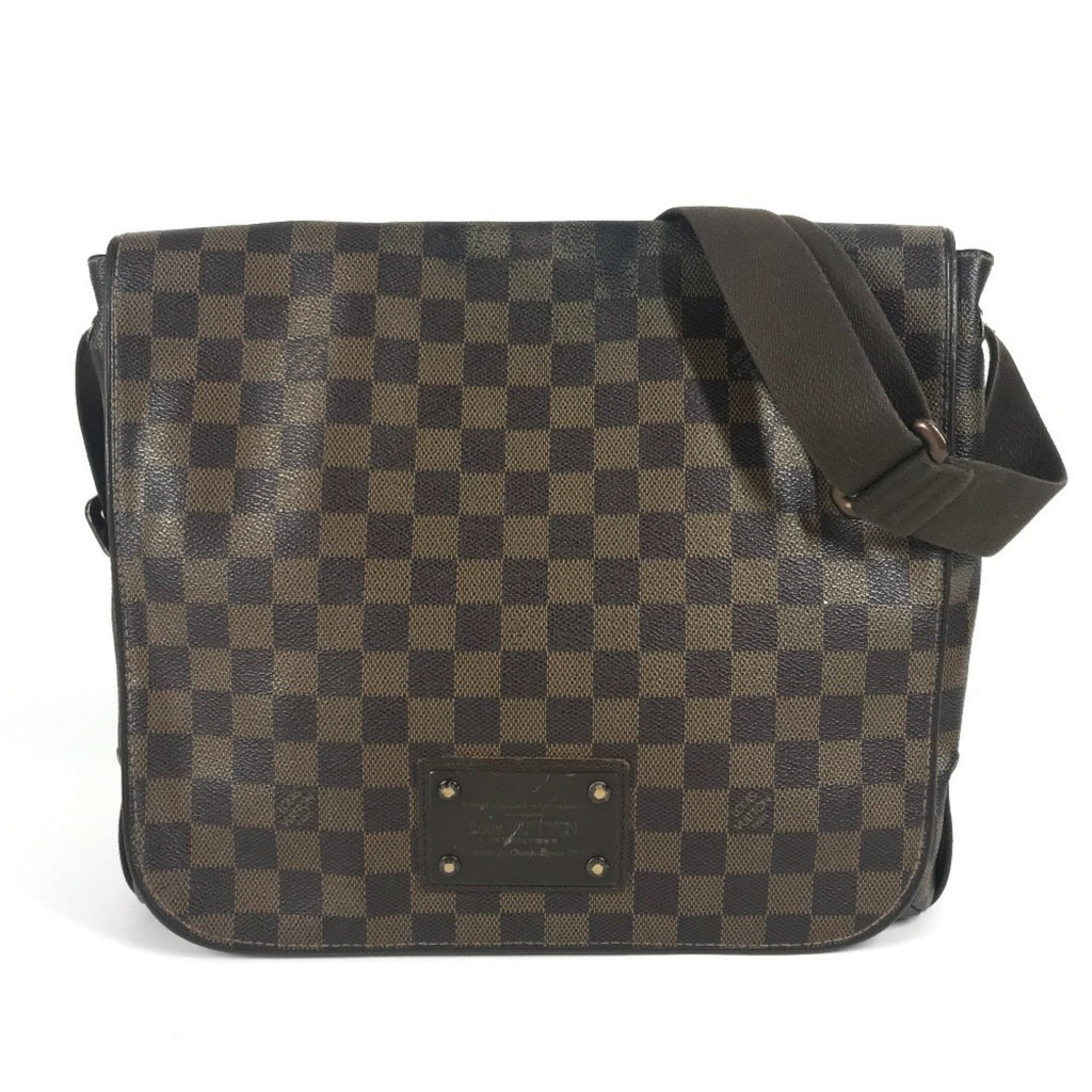 Louis Vuitton Brown Ebene Damier Canvas Messenger Bag Shoulder Bag (Pre-Owned)