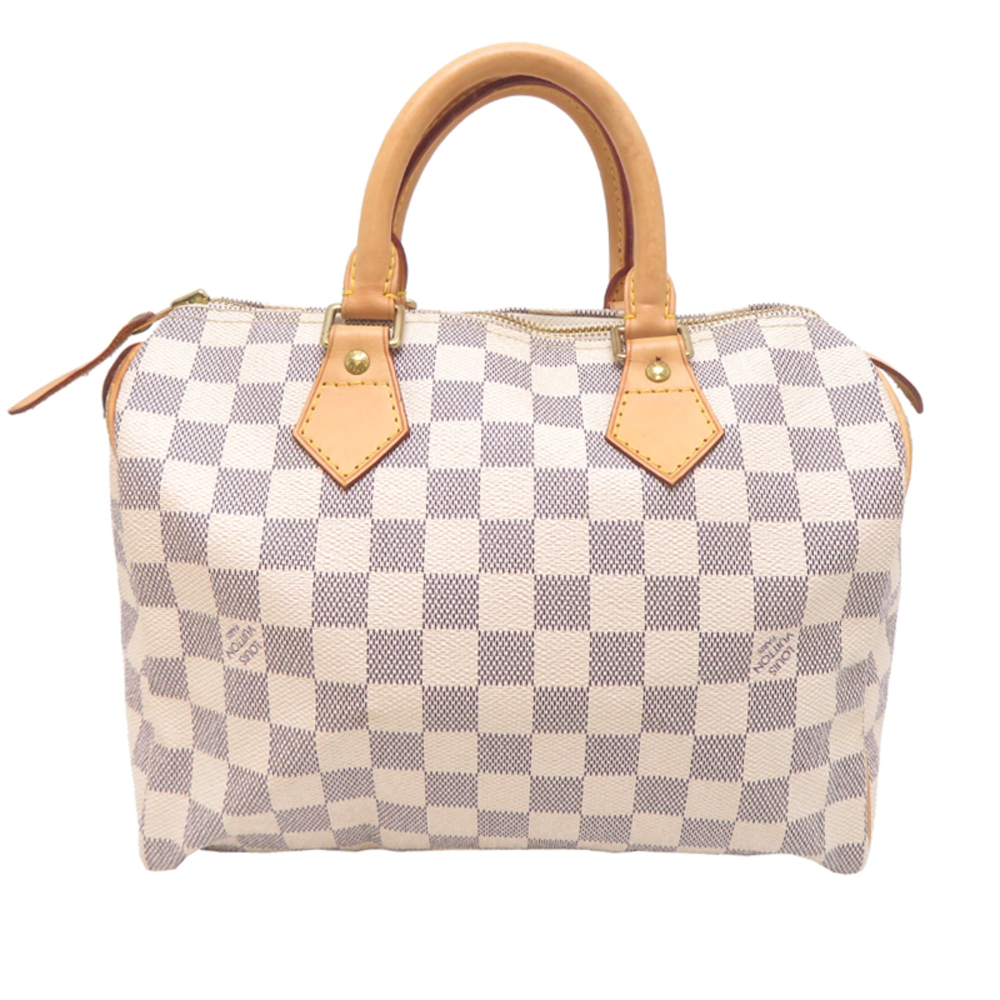 Louis Vuitton White Damier Azur Handbag (Pre-Owned)