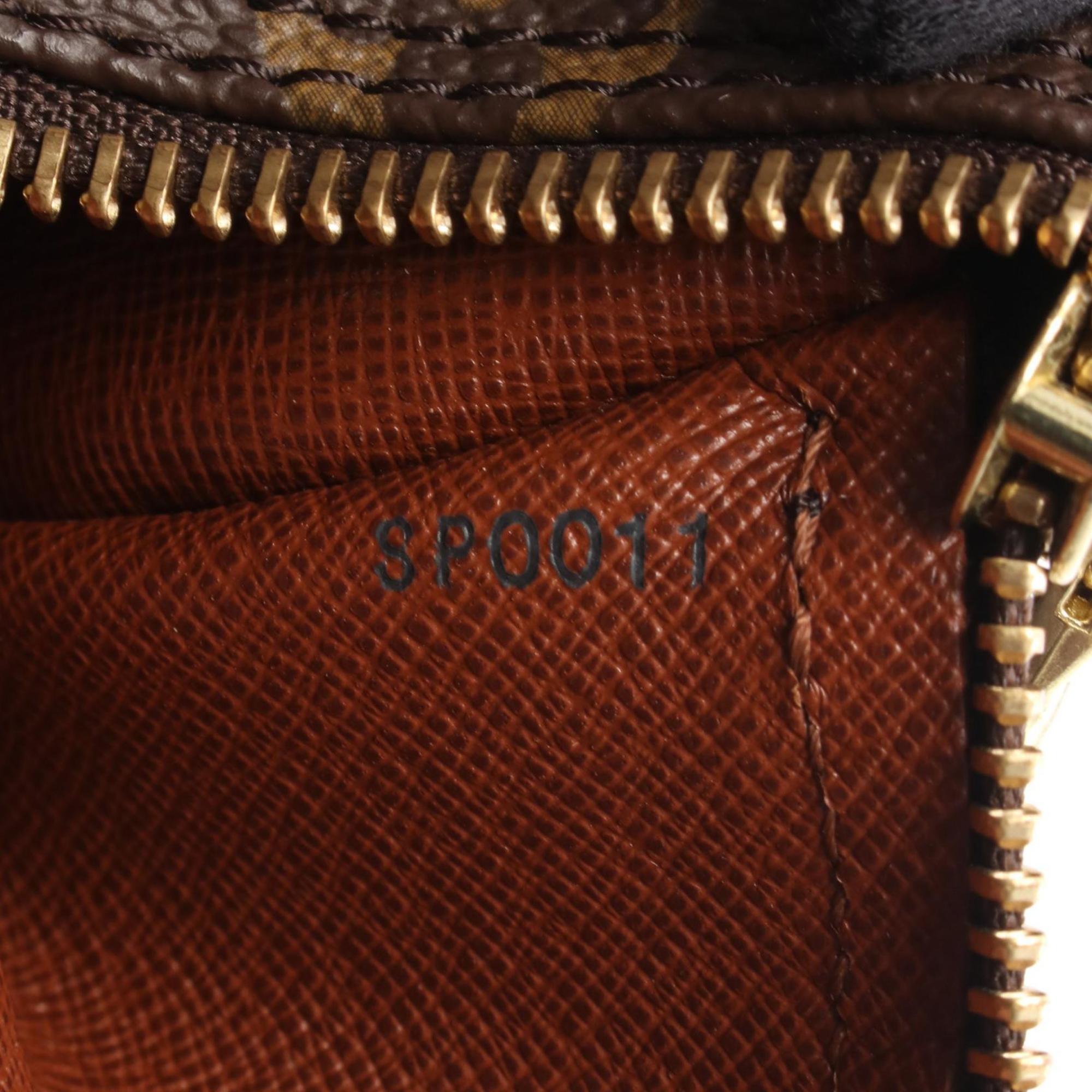 Louis Vuitton Brown Monogram Coated Canvas Leather Handbag (Pre-Owned)
