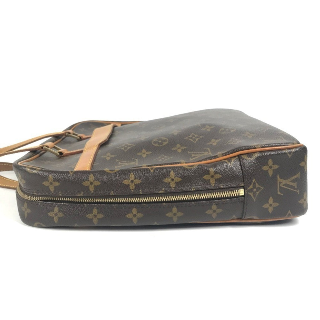 Louis Vuitton Brown Monogram Canvas Handbag Tote Bag (Pre-Owned)