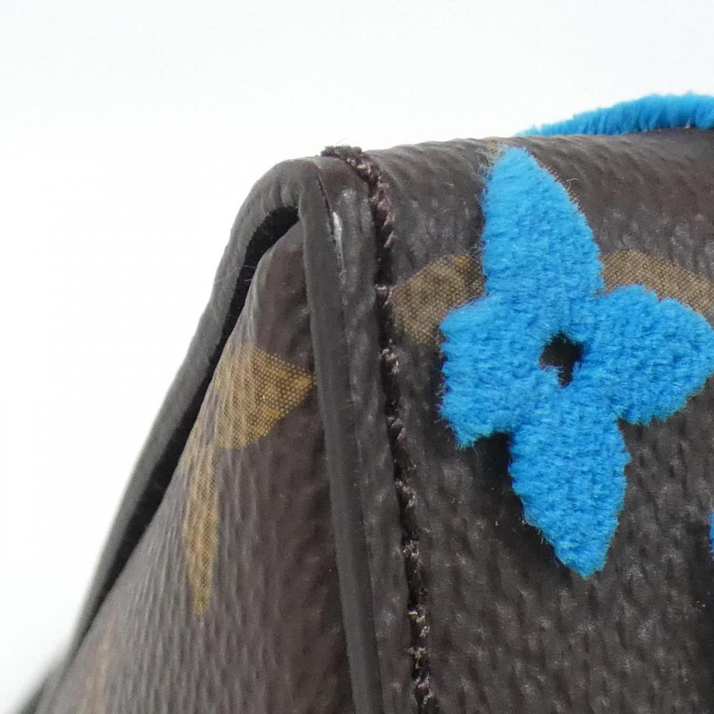 Louis Vuitton Marron Turquoise Coated Canvas Shoulder Bag (Pre-Owned)