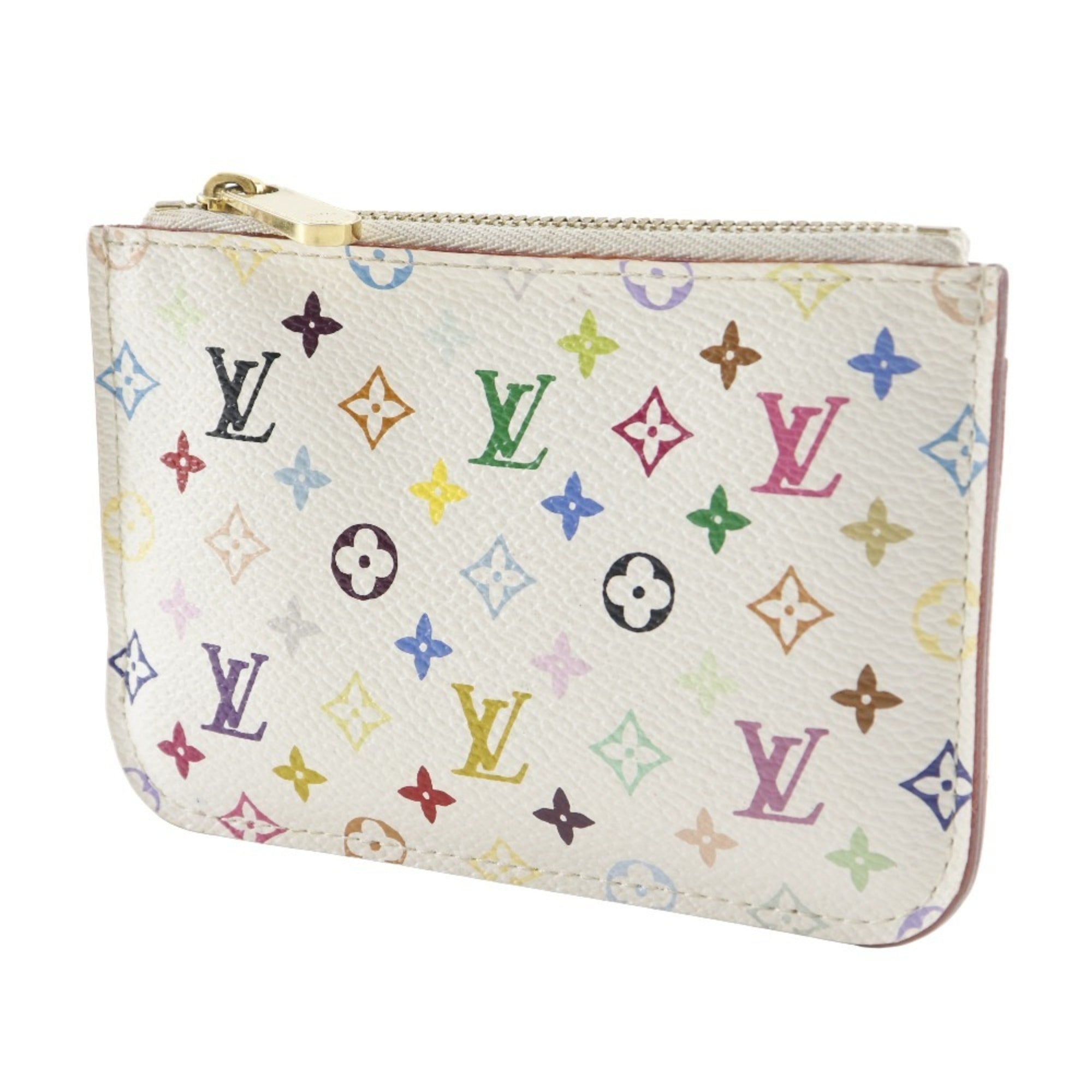 Louis Vuitton Multi-Color White Monogram Multicolore Pochette (Pre-Owned)