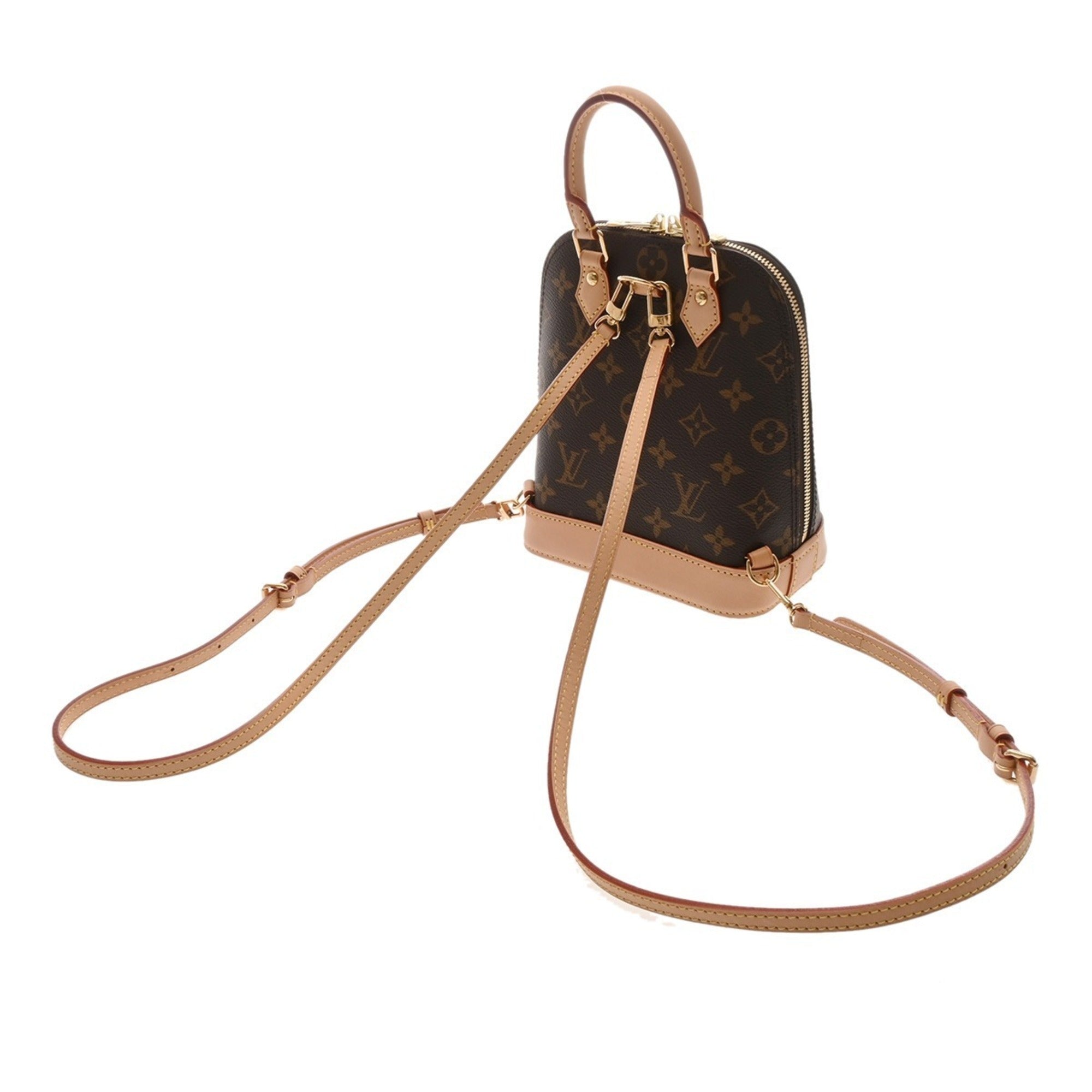 Louis Vuitton Brown Monogram Canvas Backpack (Pre-Owned)