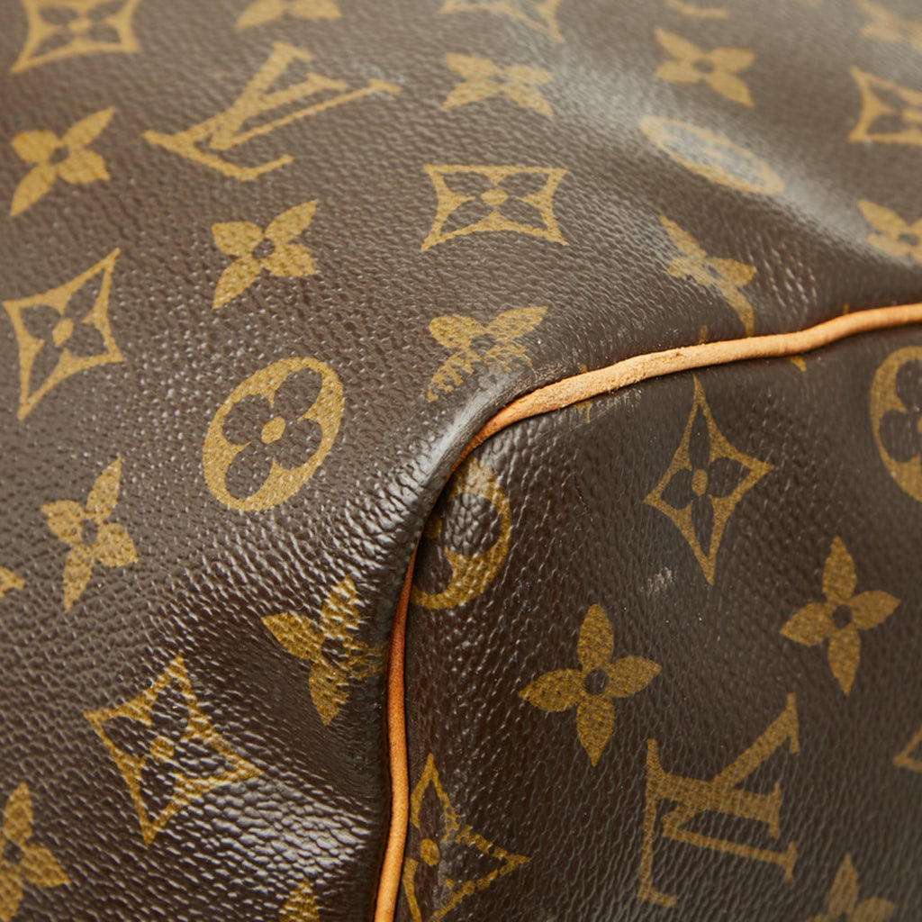 Louis Vuitton Monogram Brown Pvc Leather Boston Bag Shoulder Bag (Pre-Owned)