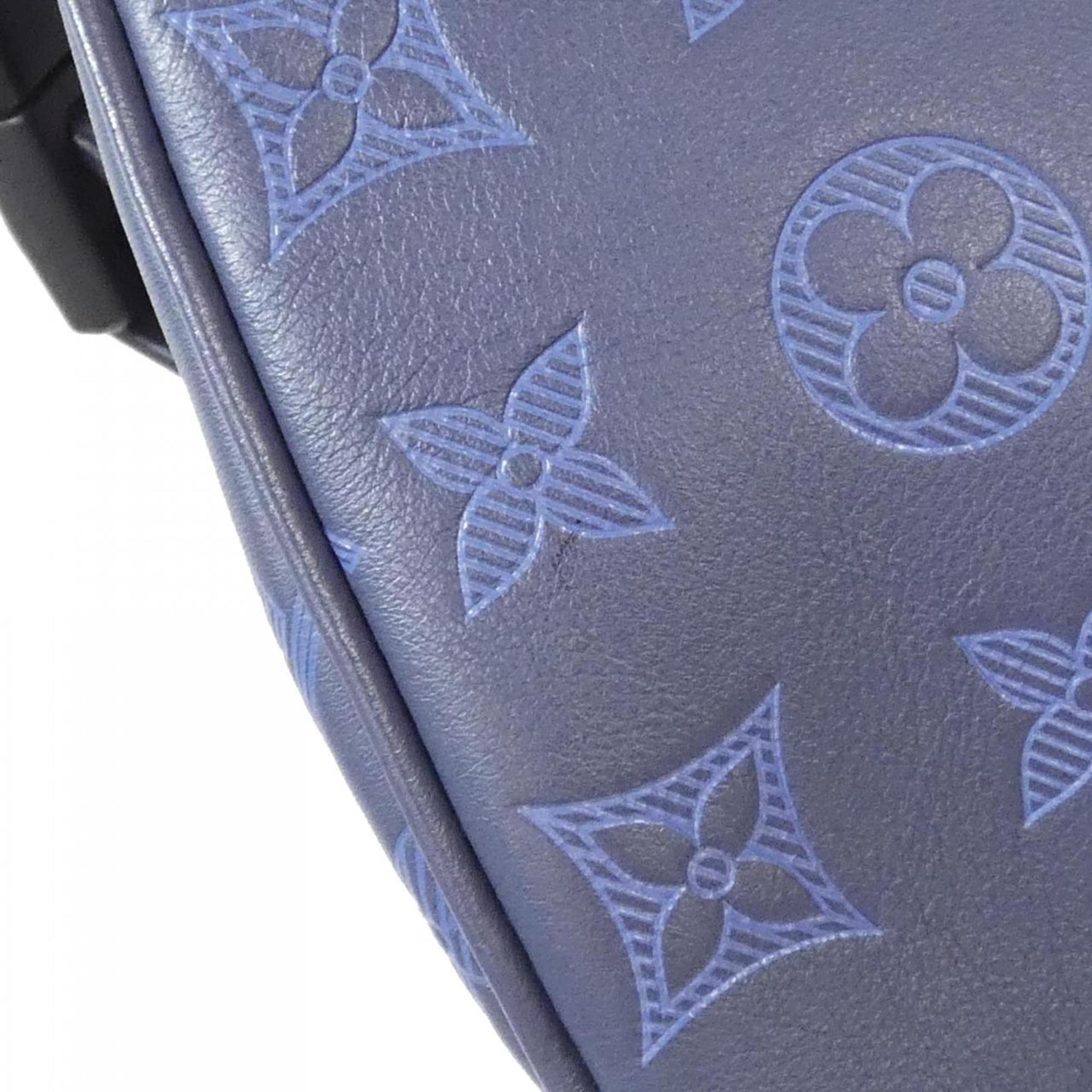 Louis Vuitton Black Navy Monogram Shadow Shoulder Bag (Pre-Owned)
