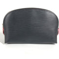 Louis Vuitton Black Noir Pink Epi Leather Pochette Pouch (Pre-Owned)
