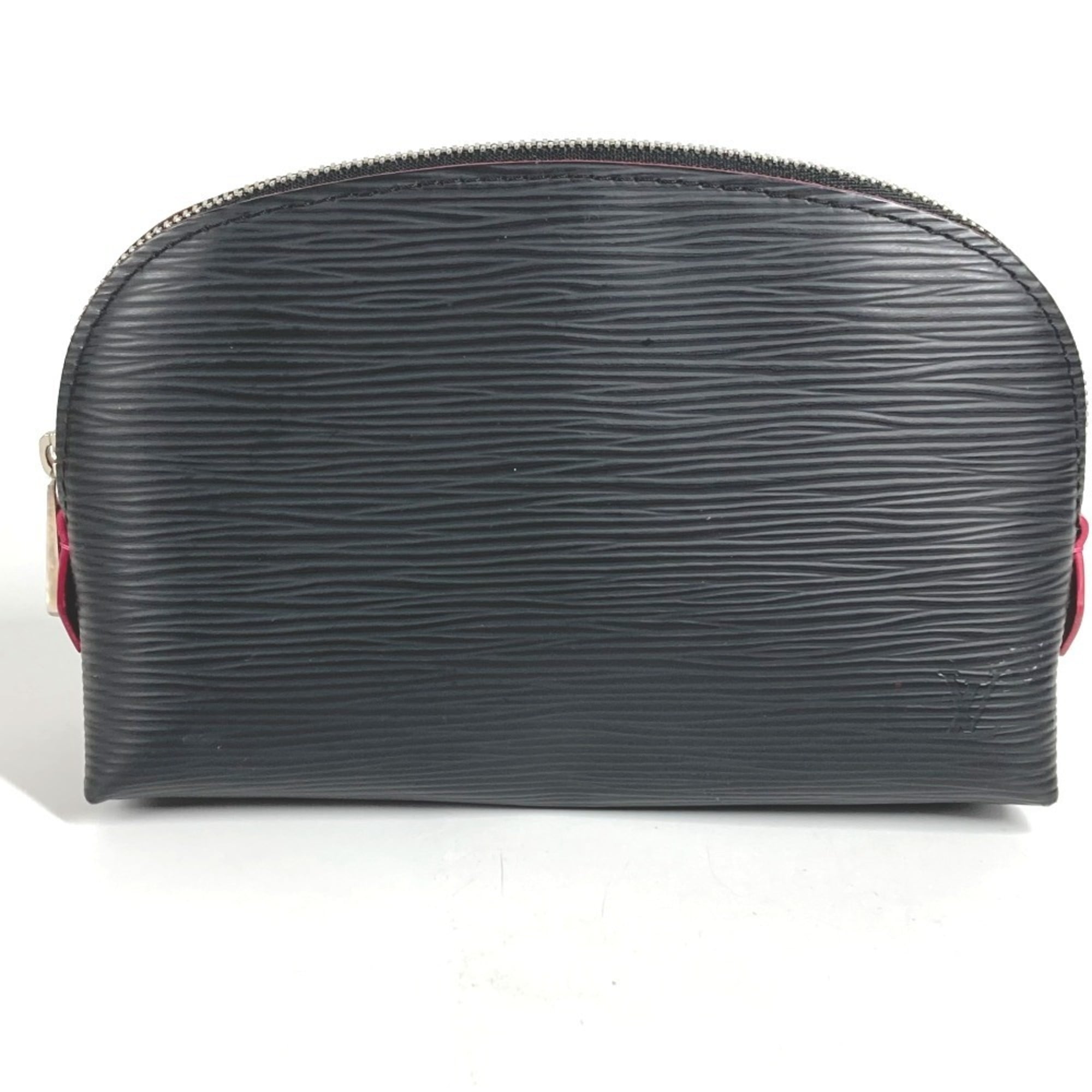 Louis Vuitton Black Noir Pink Epi Leather Pochette Pouch (Pre-Owned)