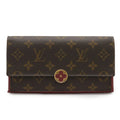 Louis Vuitton Monogram Fuchsia Monogram Long Wallet (Bi-Fold) (Pre-Owned)
