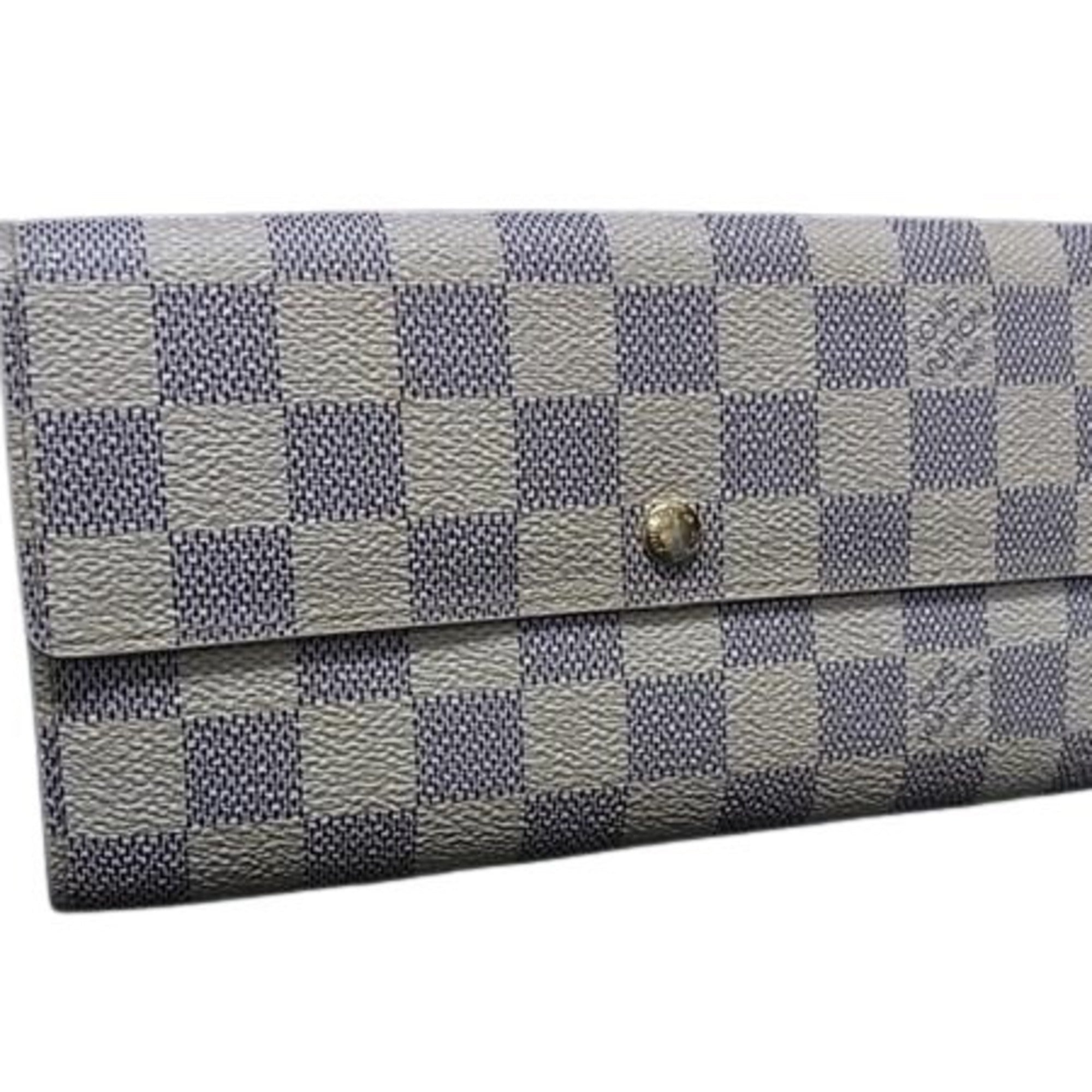 Louis Vuitton Azur Pvc Leather Long Wallet (Bi-Fold) (Pre-Owned)
