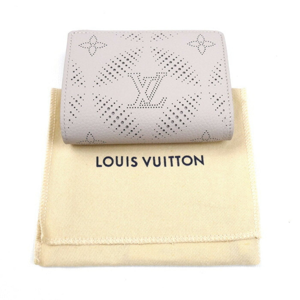 Louis Vuitton Grayish Pink Mahina Leather Wallet (Bi-Fold) (Pre-Owned)