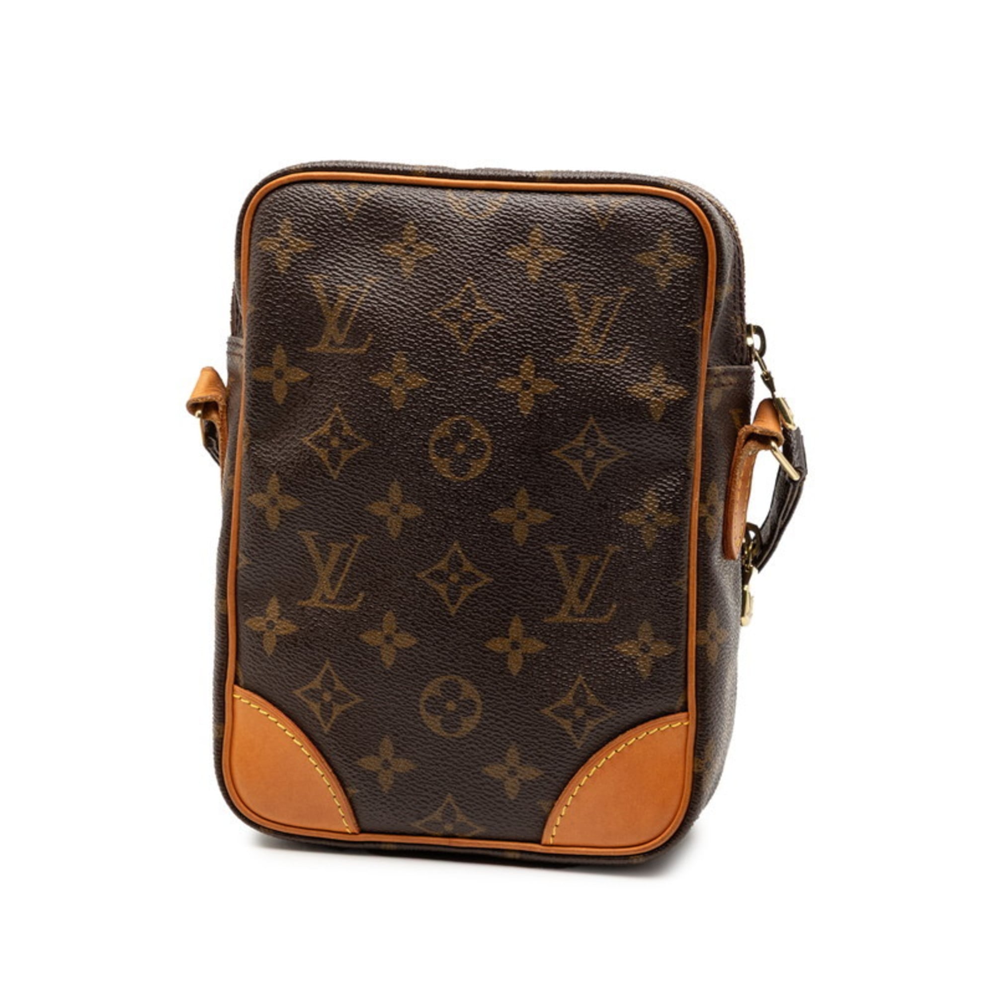 Louis Vuitton Brown Pvc Leather Shoulder Bag (Pre-Owned)