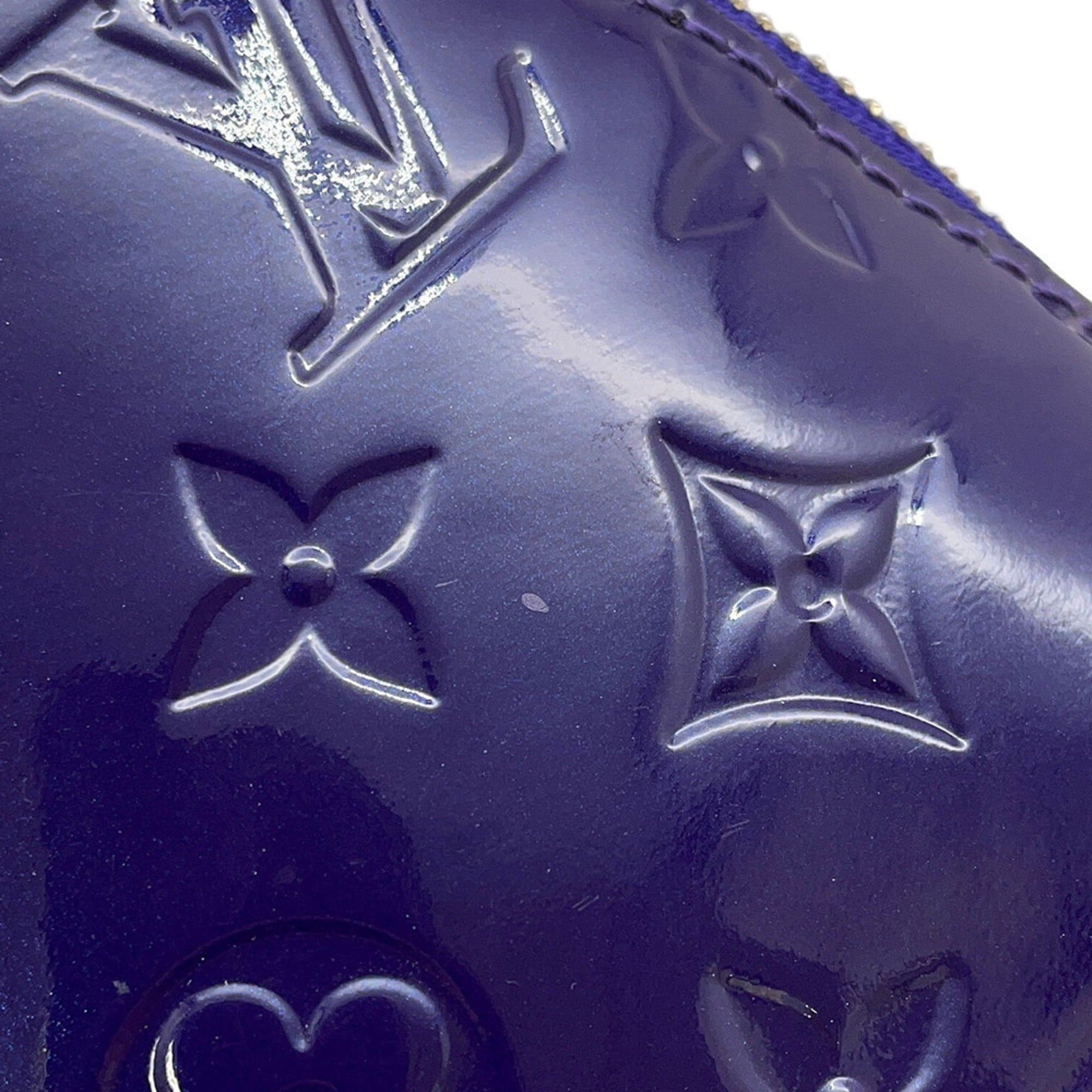 Louis Vuitton Monogram Noir Purple Monogram Vernis Handbag Shoulder Bag (Pre-Owned)