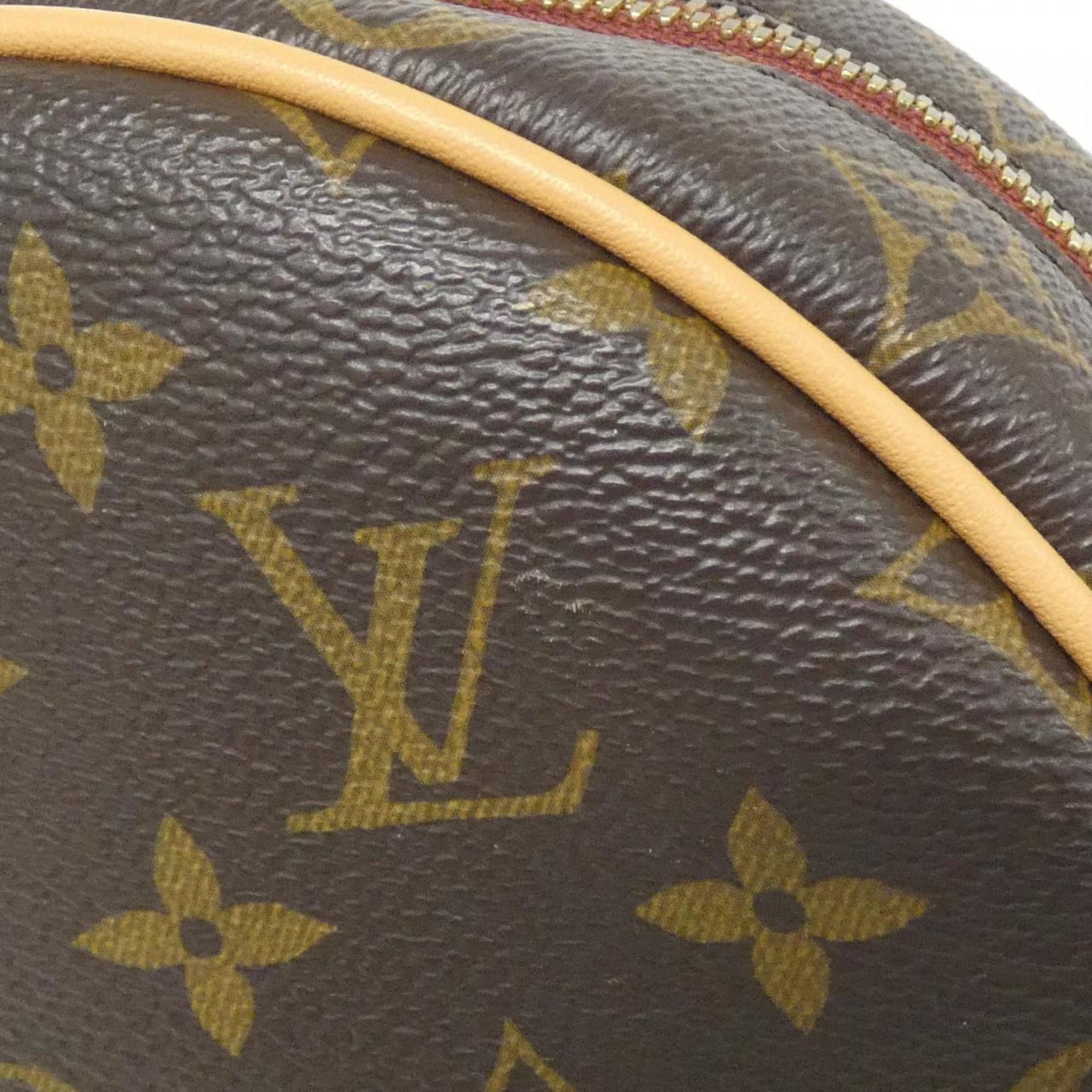 Louis Vuitton Marron Coated Canvas Shoulder Bag (Pre-Owned)