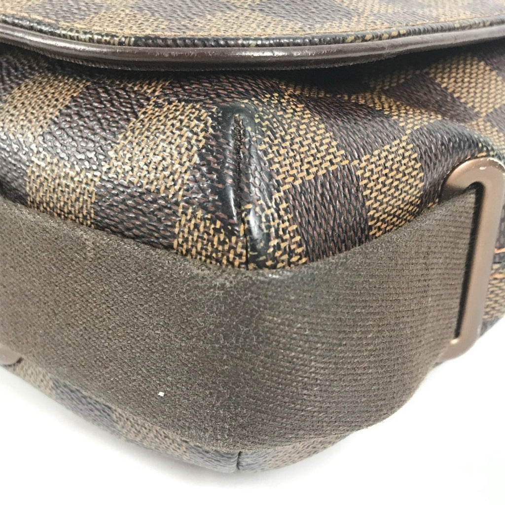 Louis Vuitton Brown Ebene Damier Canvas Messenger Bag Shoulder Bag (Pre-Owned)