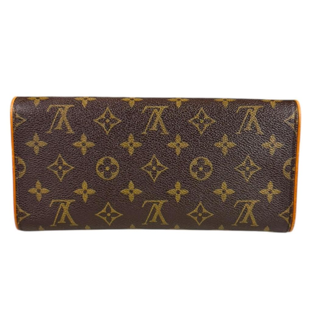 Louis Vuitton Monogram Brown Monogram Pochette Shoulder Bag (Pre-Owned)