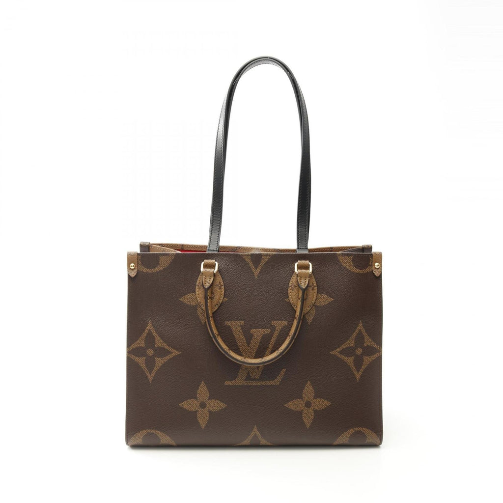 Louis Vuitton Beige Brown Coated Canvas Tote Bag (Pre-Owned)