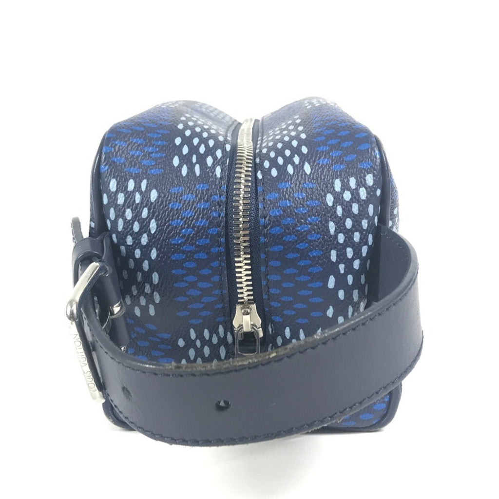 Louis Vuitton Blue Damier Canvas Clutch Bag (Pre-Owned)
