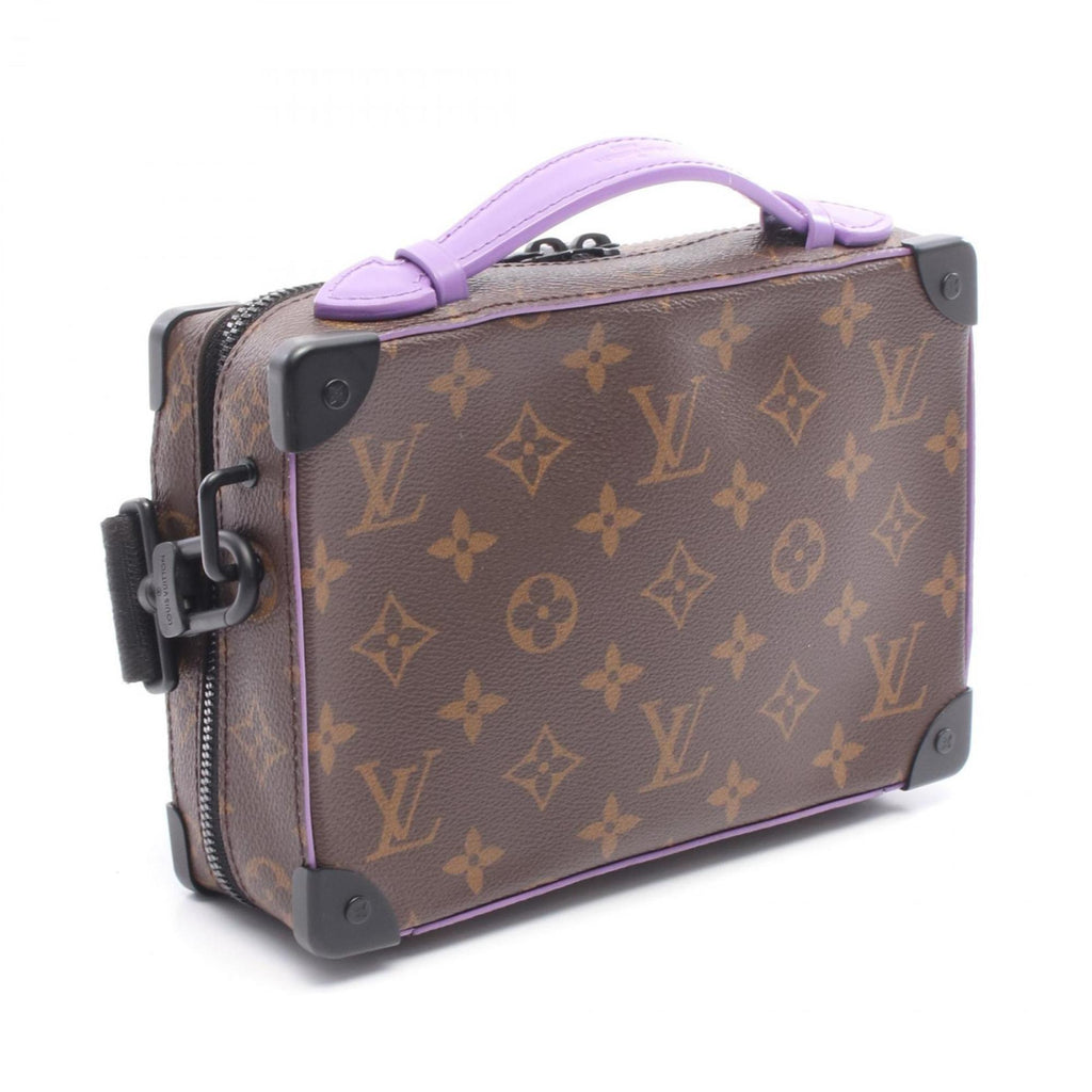 Louis Vuitton Brown Monogram Macassar Purple Coated Canvas Monogram Pvc Leather Handbag (Pre-Owned)