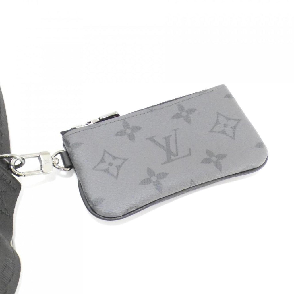 Louis Vuitton Black Gris Coated Canvas Shoulder Bag (Pre-Owned)