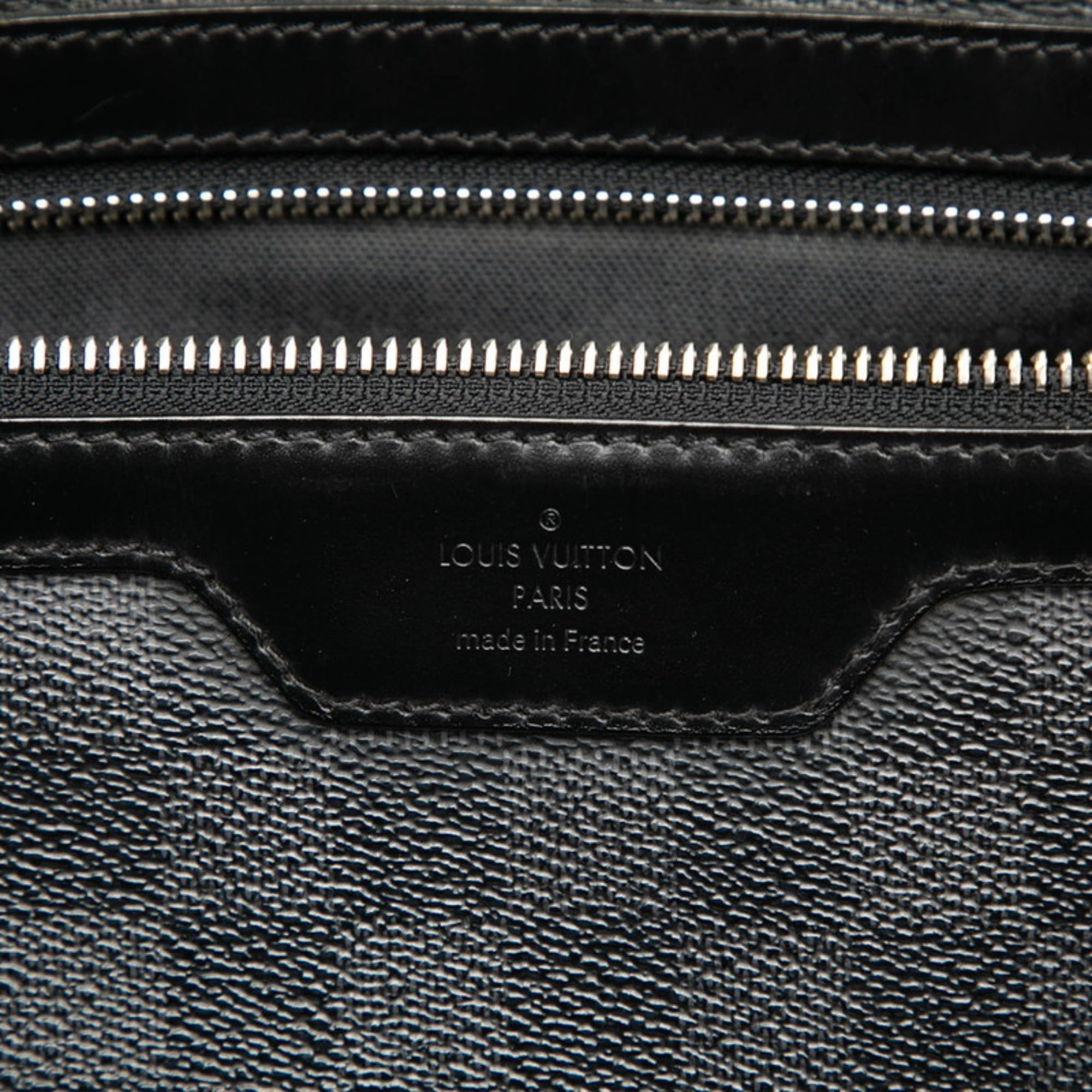 Louis Vuitton Black Pvc Leather Shoulder Bag (Pre-Owned)