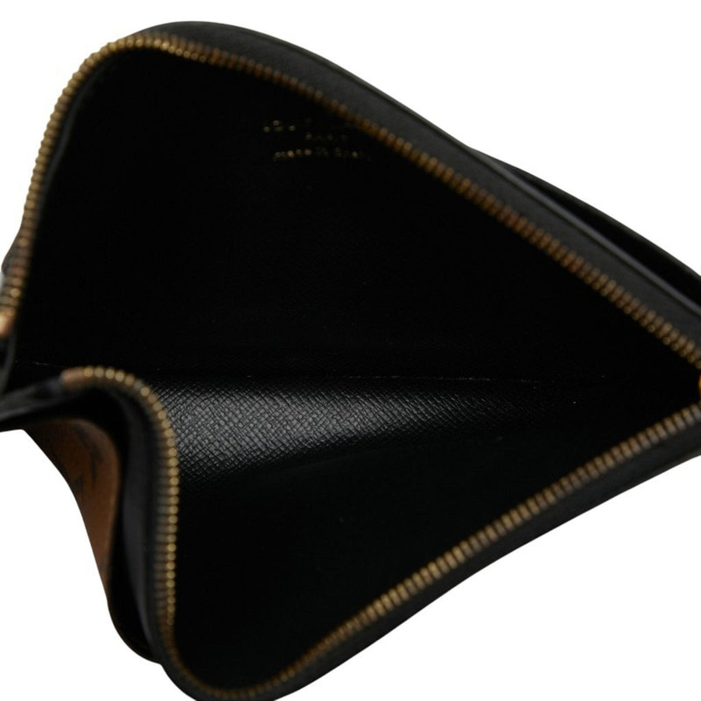 Louis Vuitton Monogram Reverse Black Brown Monogram Reverse Monogram Reverse Coin Purse/Coin Case (Pre-Owned)