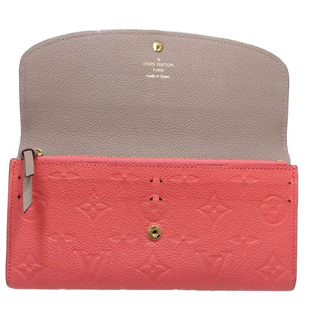 Louis Vuitton Hot Pink Monogram Empreinte Long Wallet (Bi-Fold) (Pre-Owned)