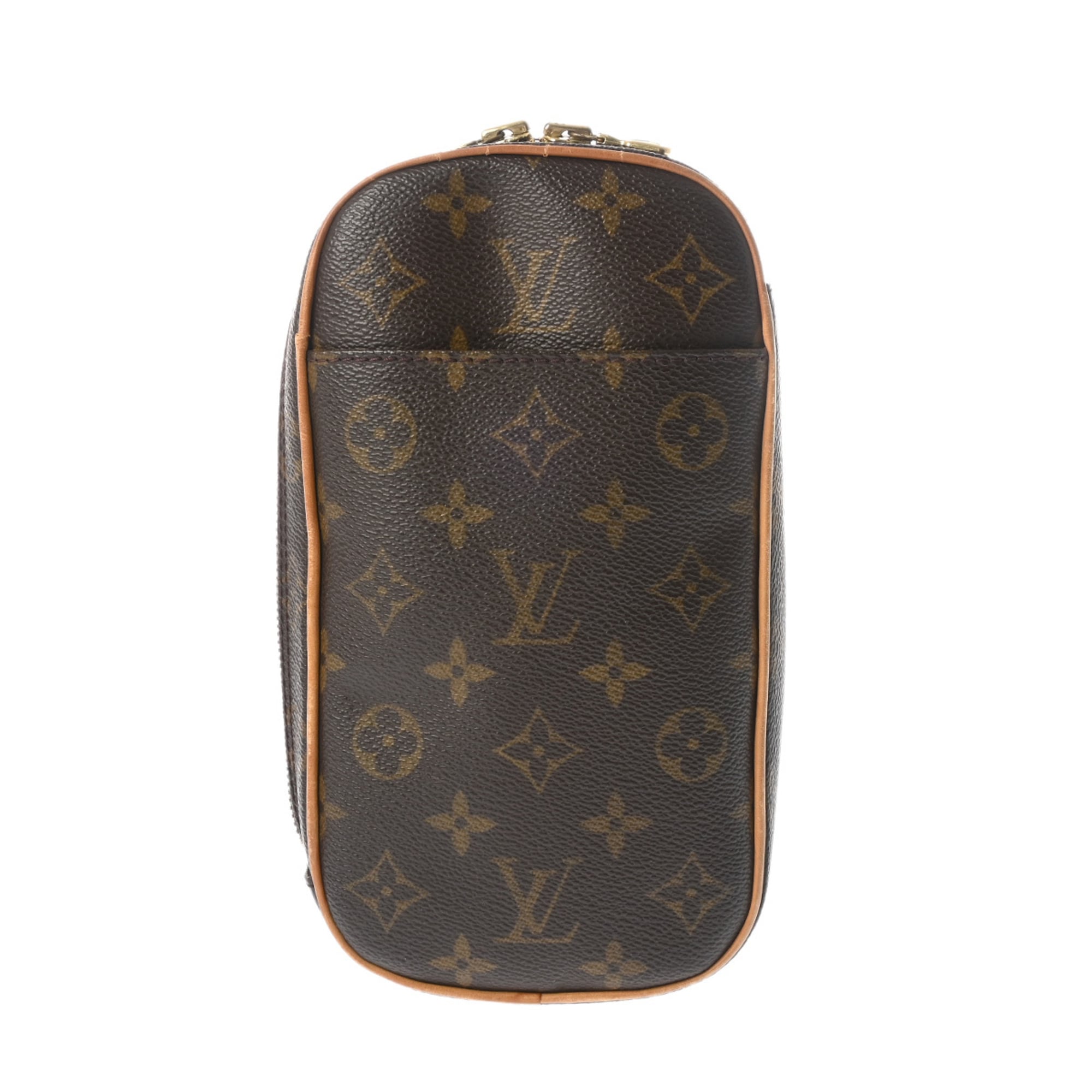 Louis Vuitton Brown Monogram Canvas Sling Bag (Pre-Owned)