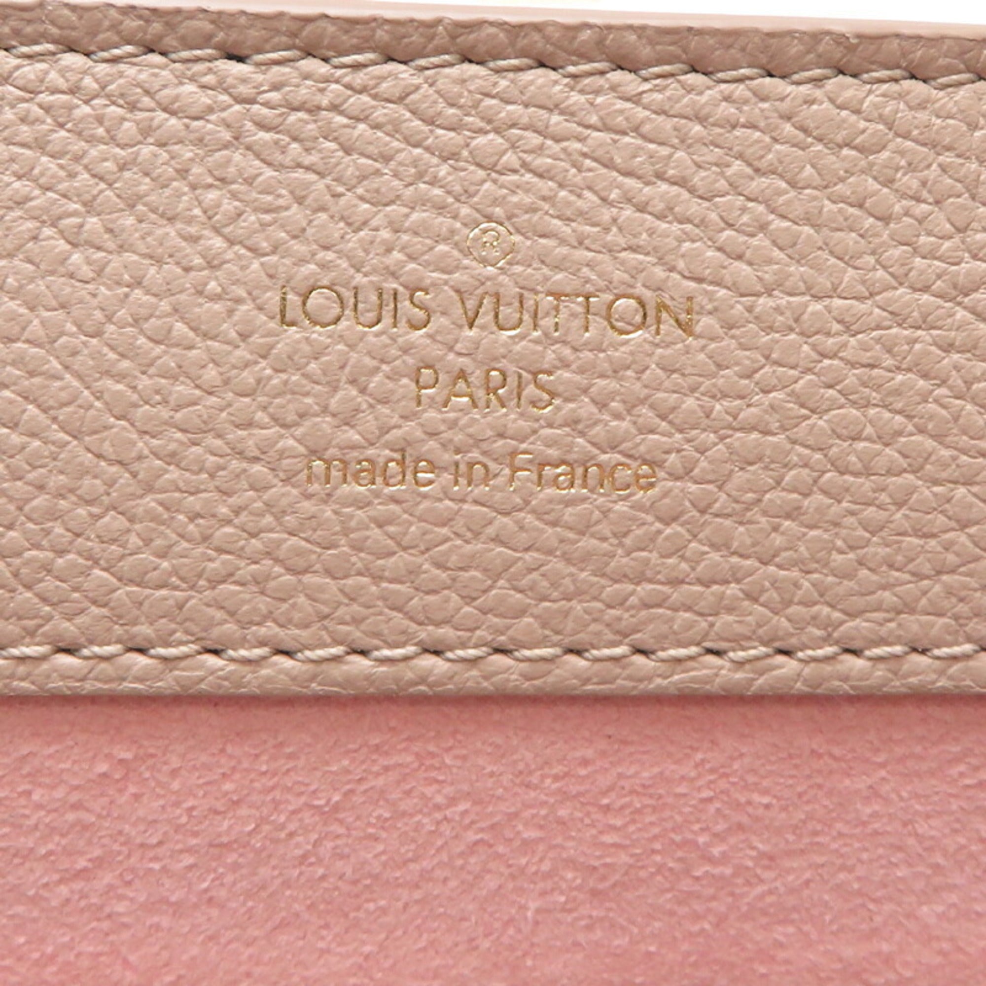 Louis Vuitton Galle Grayish Leather Handbag (Pre-Owned)