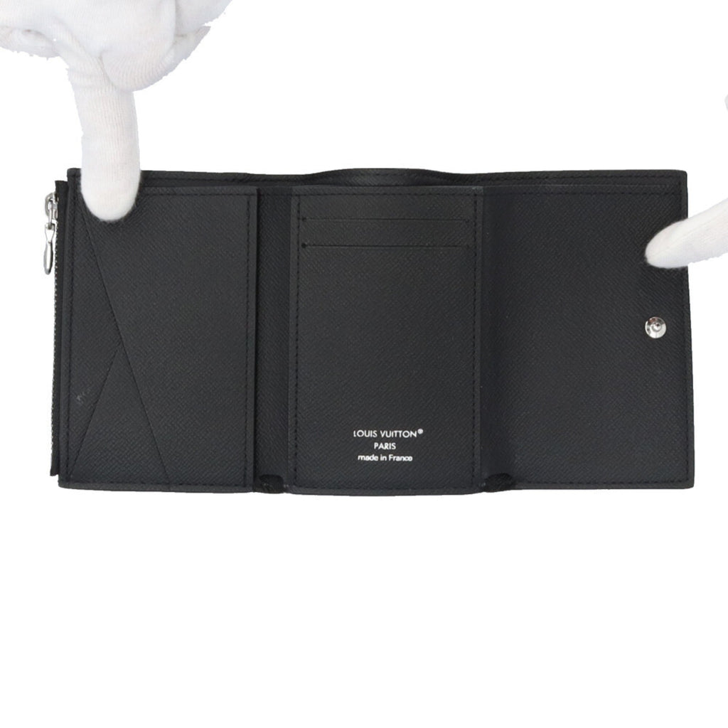 Louis Vuitton Black Monogram Eclipse Wallet (Tri-Fold) (Pre-Owned)