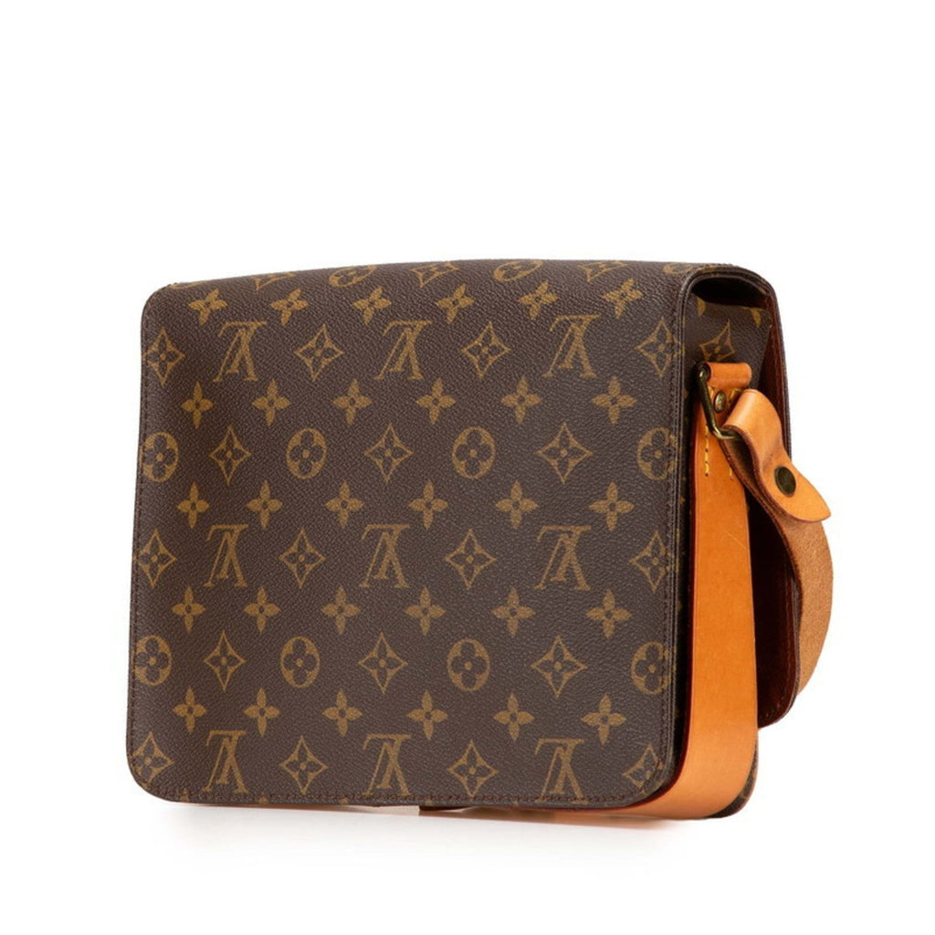 Louis Vuitton Brown Pvc Leather Shoulder Bag (Pre-Owned)