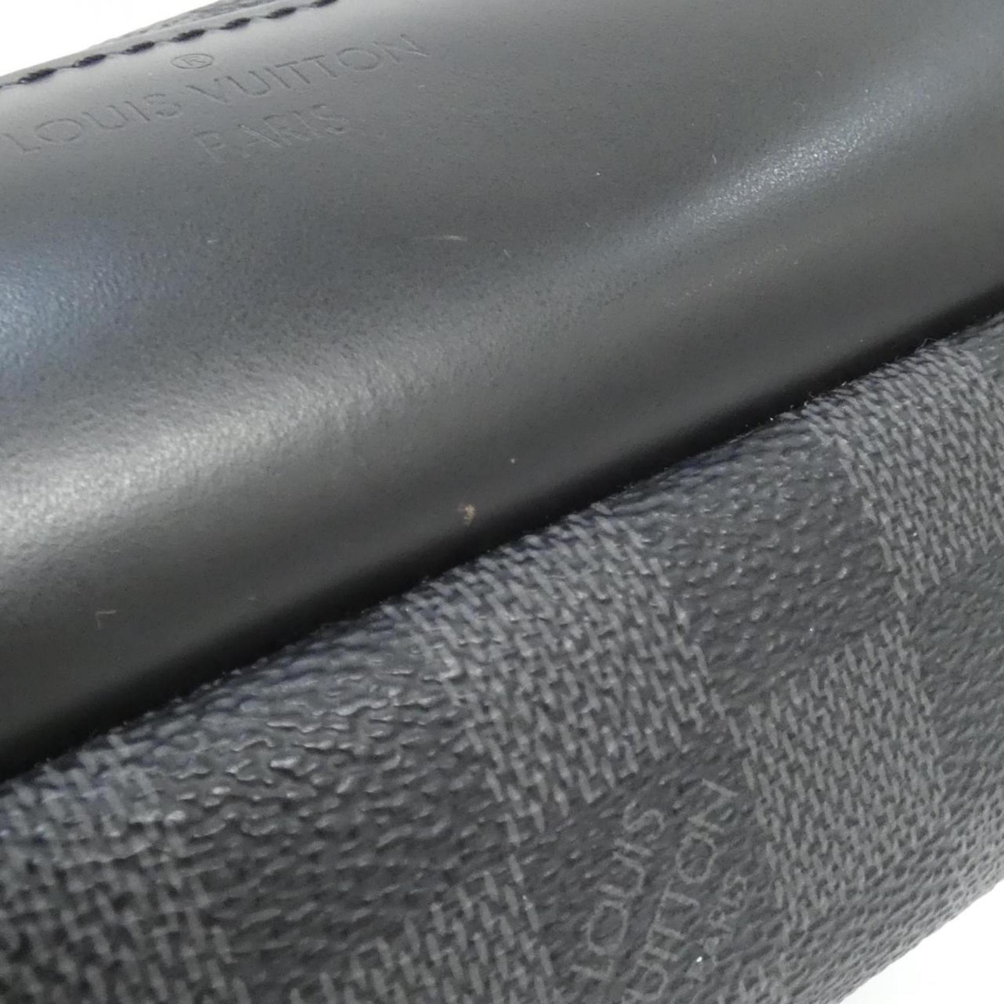 Louis Vuitton Damier Graphite Graphite Coated Canvas Shoulder Bag (Pre-Owned)