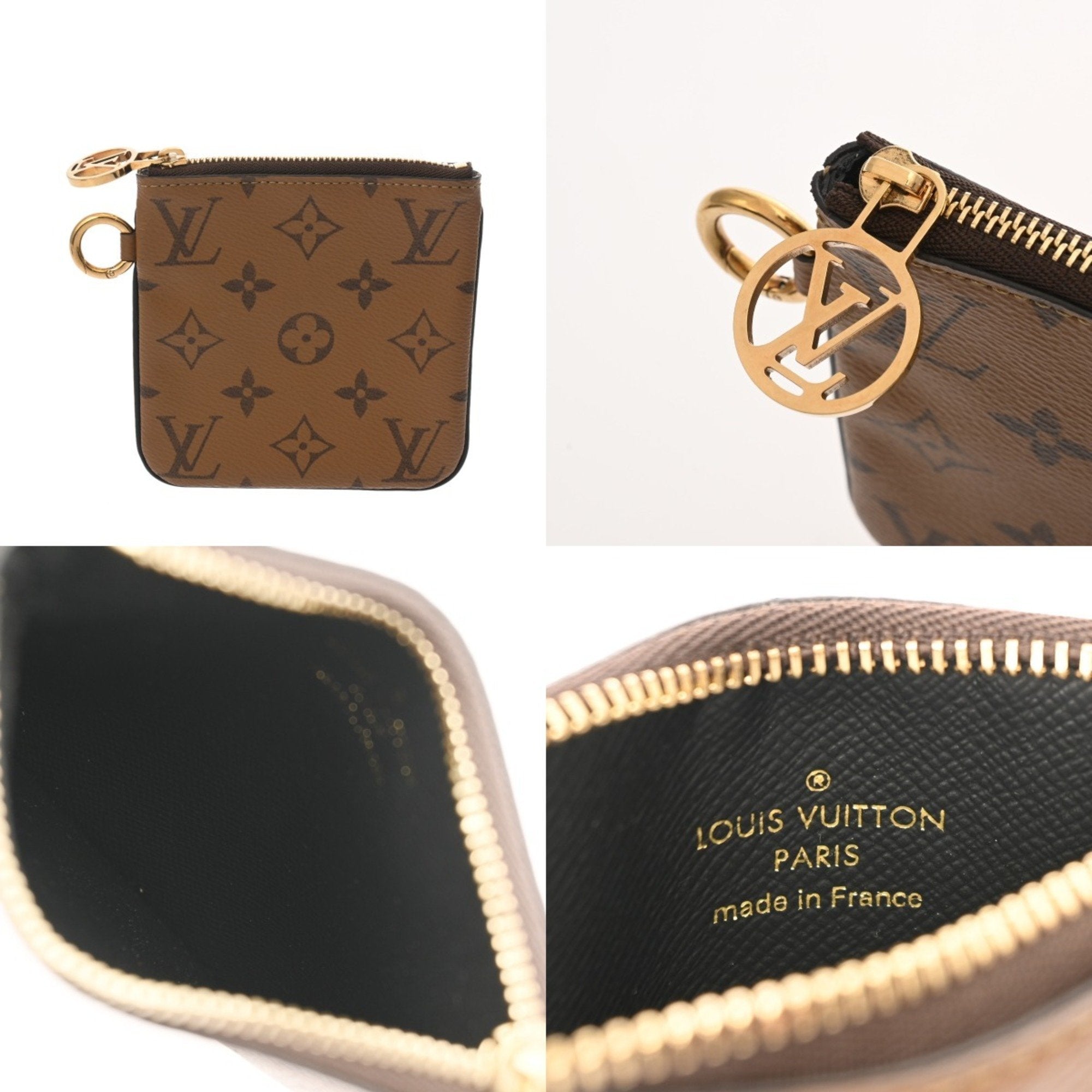 Louis Vuitton Brown Camel Monogram Canvas Pochette Pouch (Pre-Owned)