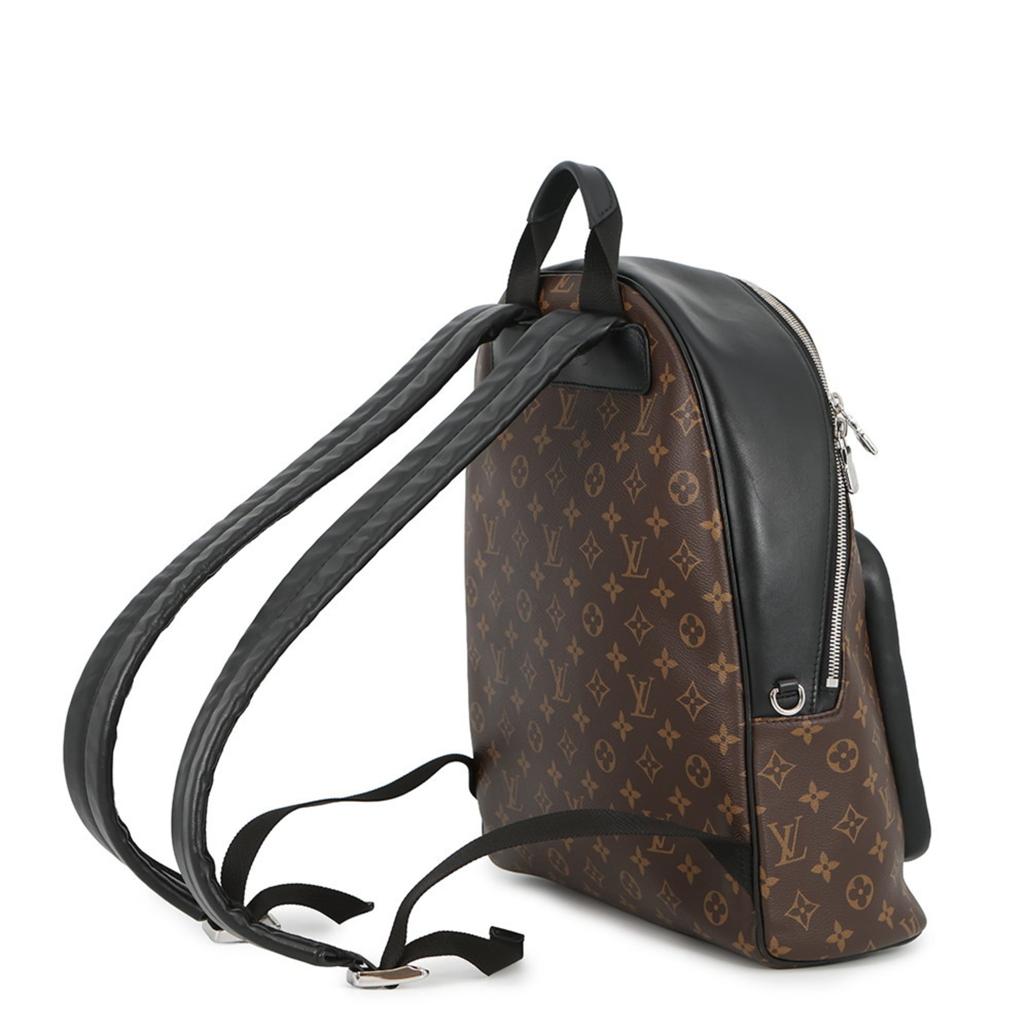 Louis Vuitton Black Brown Monogram Macassar Noir Monogram Backpack (Pre-Owned)