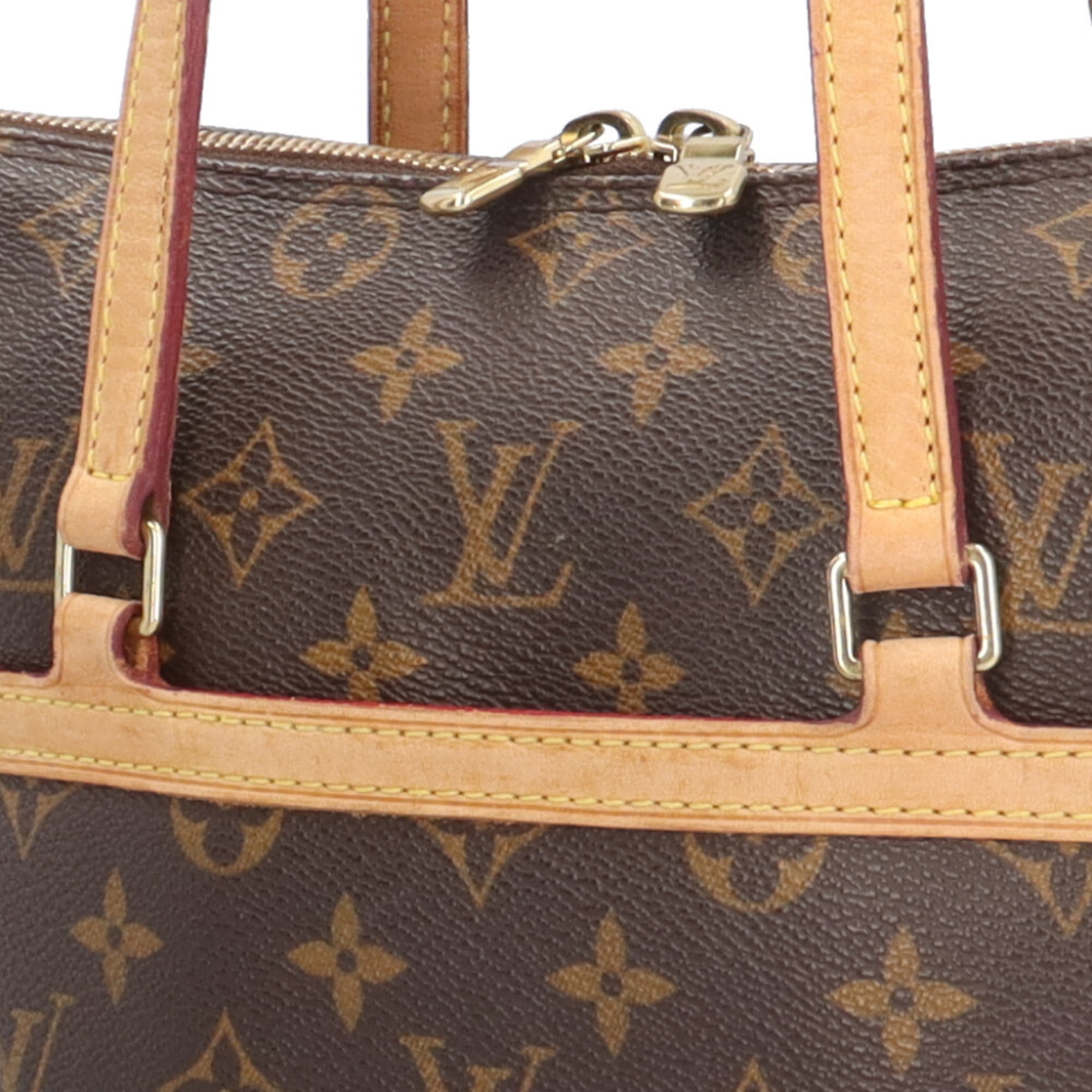 Louis Vuitton Brown Monogram Canvas Shoulder Bag (Pre-Owned)