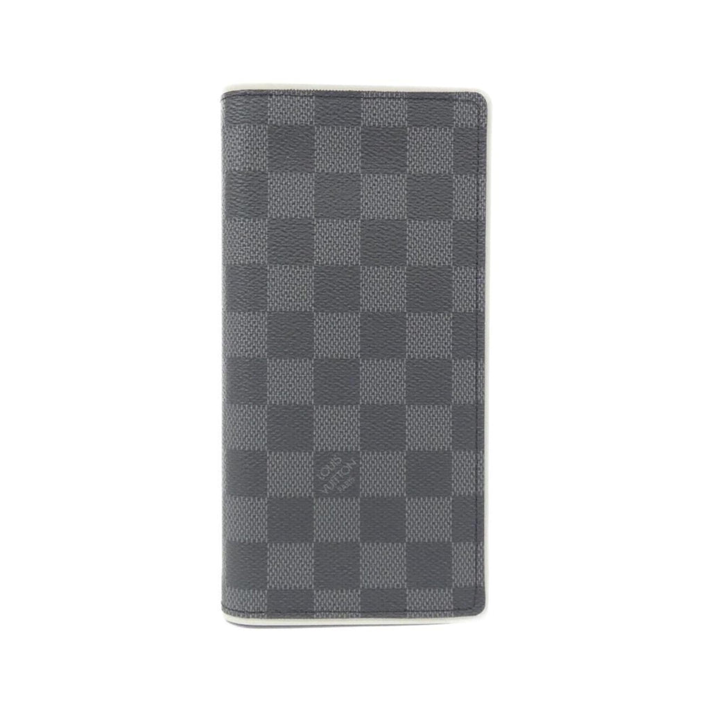 Louis Vuitton Damier Graphite Damier Graphite Gray Taupe Damier Graphite Long Wallet (Bi-Fold) (Pre-Owned)