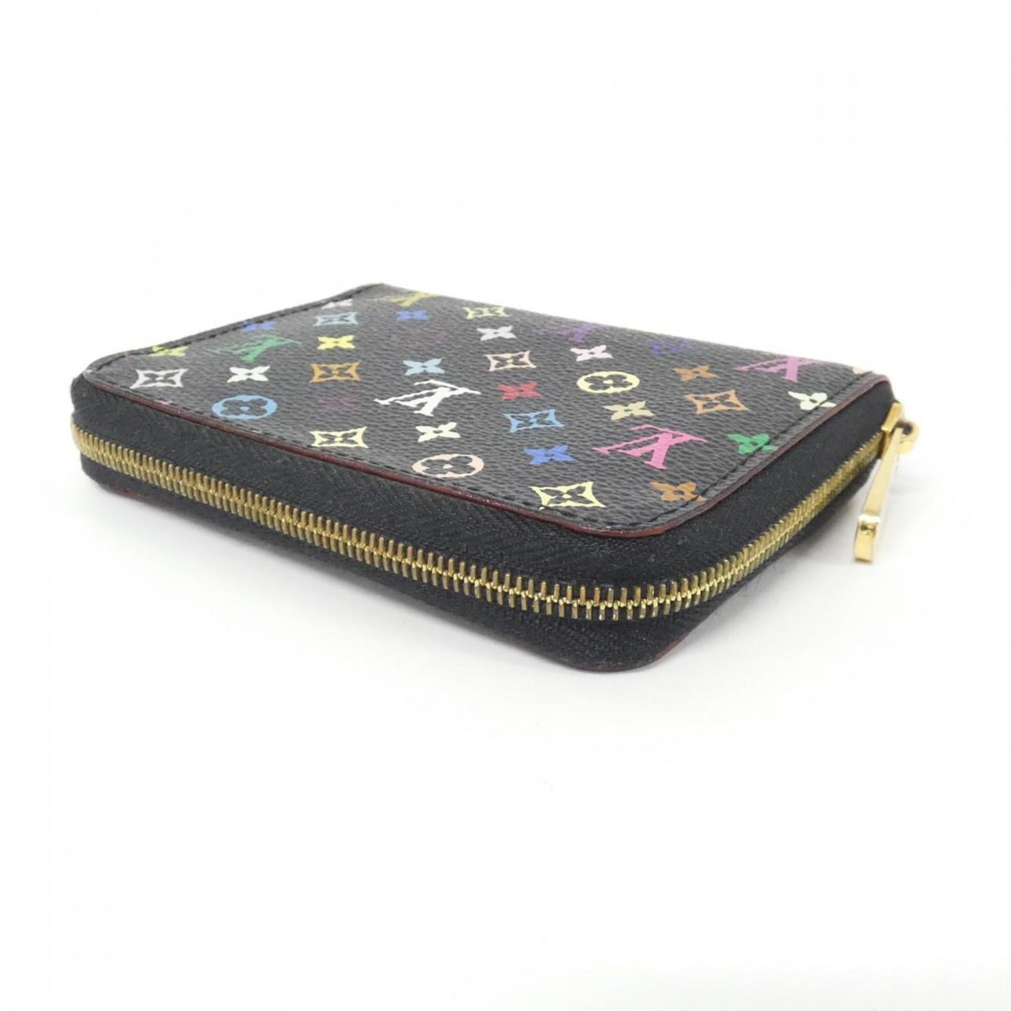 Louis Vuitton Black Grenade Coated Canvas Coin Purse/Coin Case (Pre-Owned)