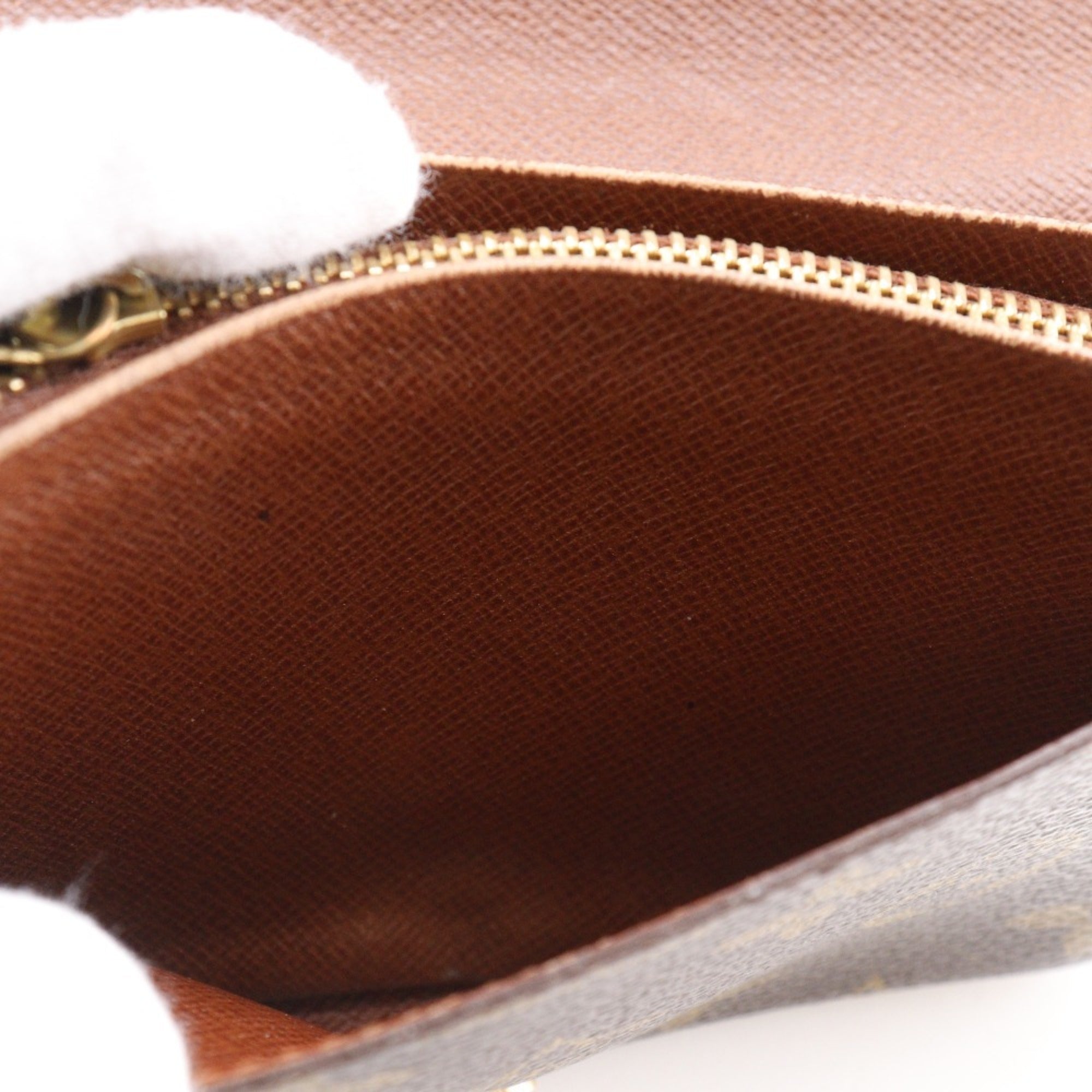 Louis Vuitton Brown Monogram Canvas Wallet (Bi-Fold) (Pre-Owned)