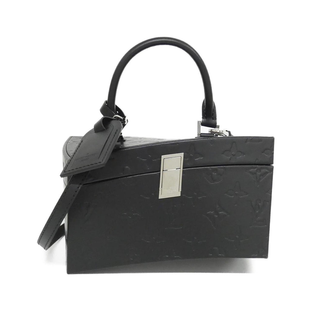 Louis Vuitton Black Leather Handbag (Pre-Owned)