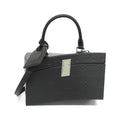 Louis Vuitton Black Leather Handbag (Pre-Owned)