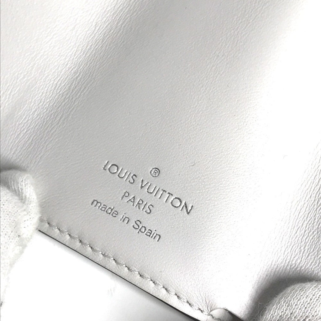 Louis Vuitton Taigarama Blanc White Taigarama Wallet (Tri-Fold) (Pre-Owned)