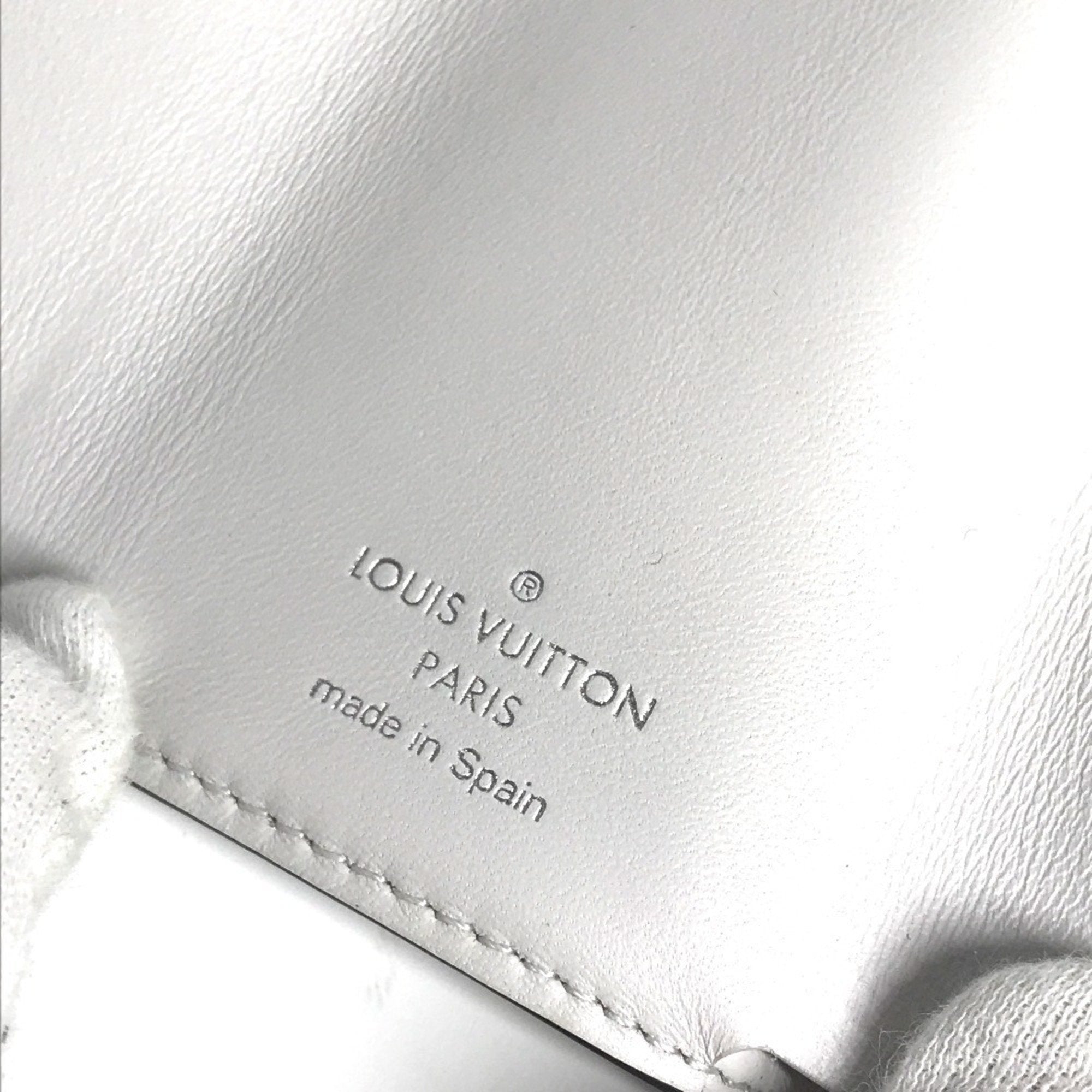 Louis Vuitton Taigarama Blanc White Taigarama Wallet (Tri-Fold) (Pre-Owned)