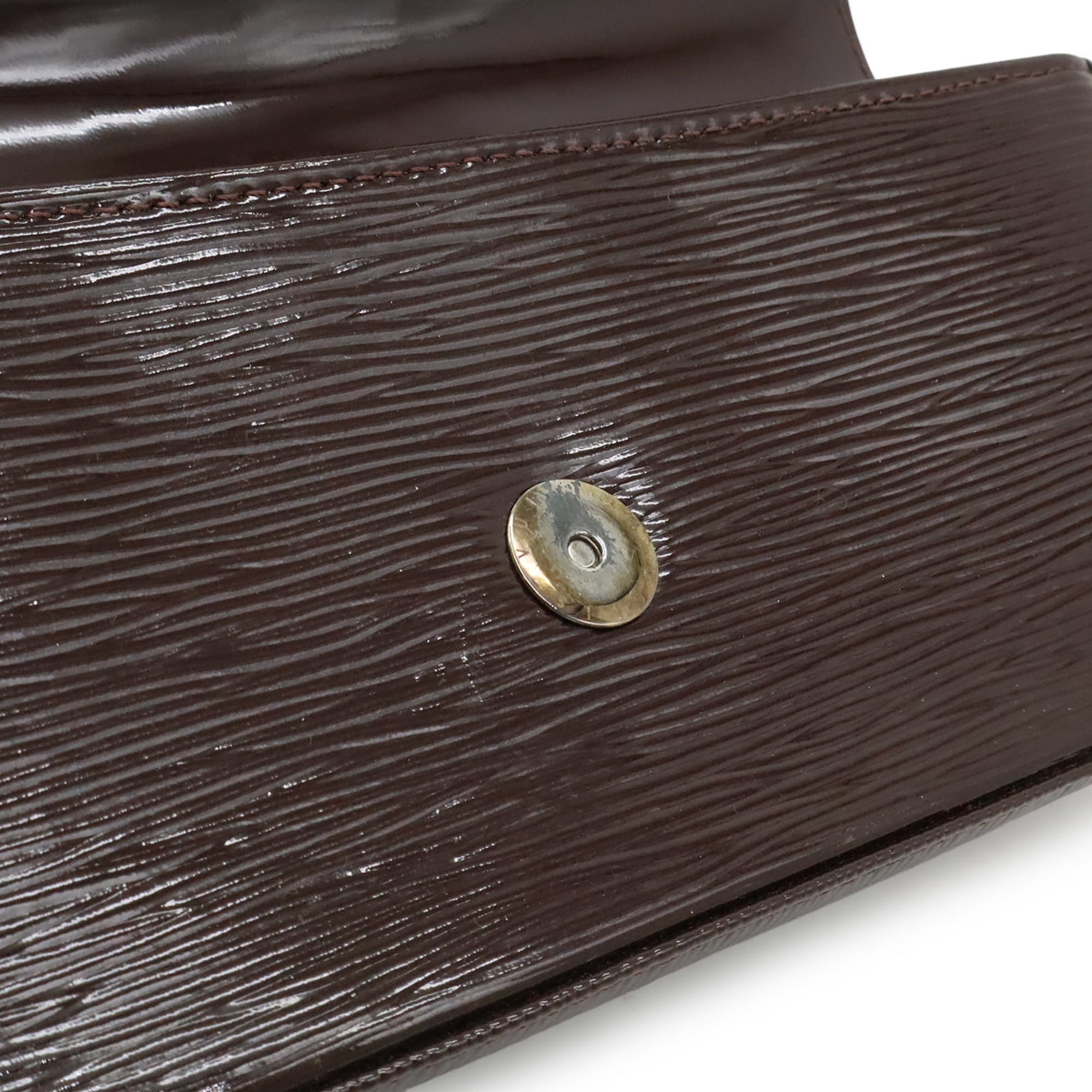 Louis Vuitton Brown Epi Leather Clutch Bag Pochette (Pre-Owned)