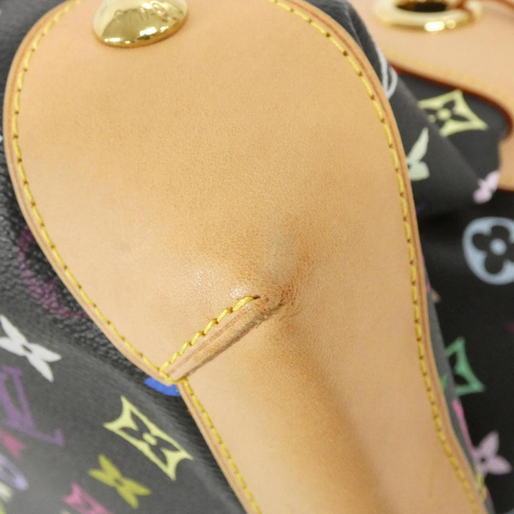Louis Vuitton Black Coated Canvas Shoulder Bag (Pre-Owned)