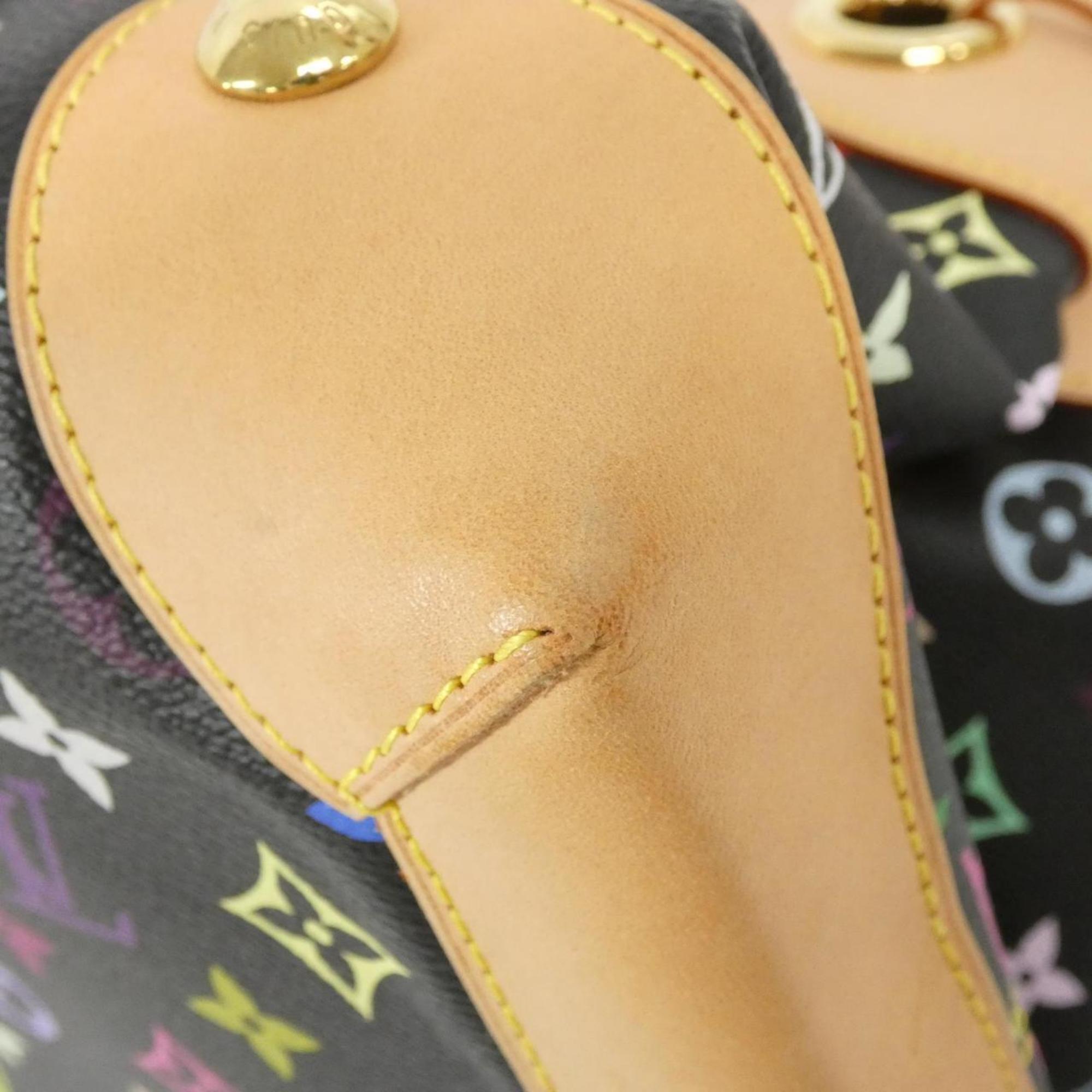 Louis Vuitton Black Coated Canvas Shoulder Bag (Pre-Owned)