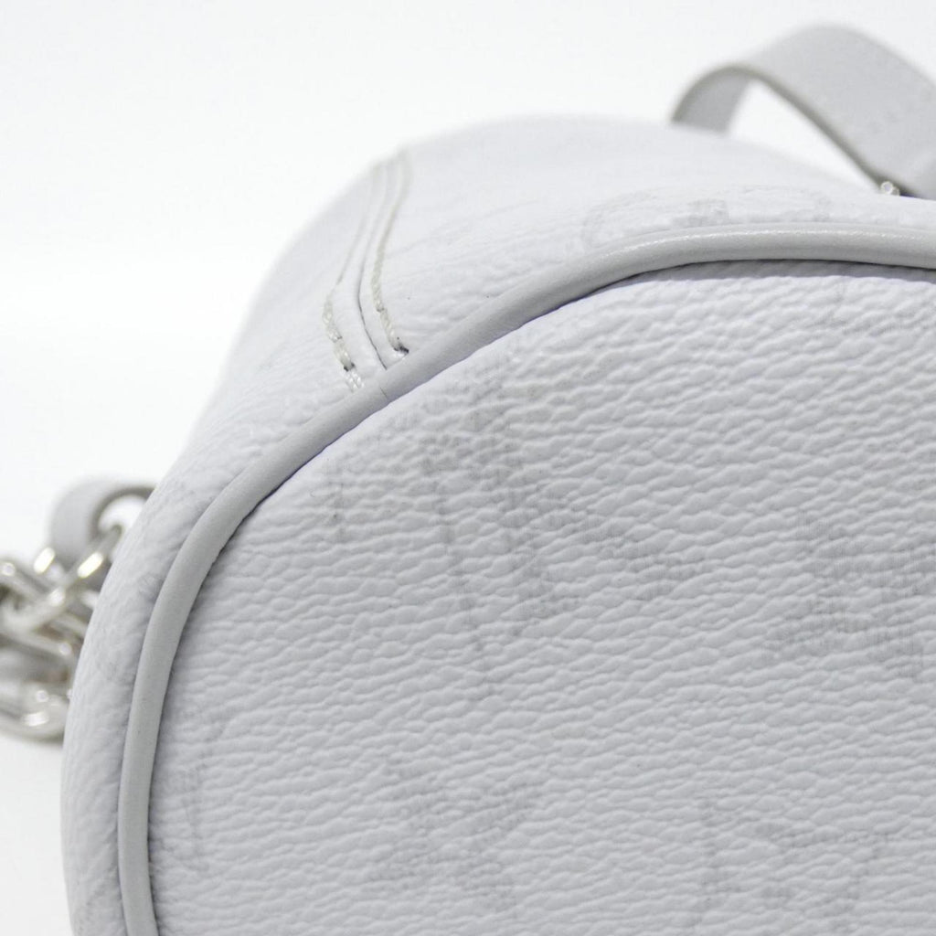 Louis Vuitton Blanc White Coated Canvas Shoulder Bag (Pre-Owned)
