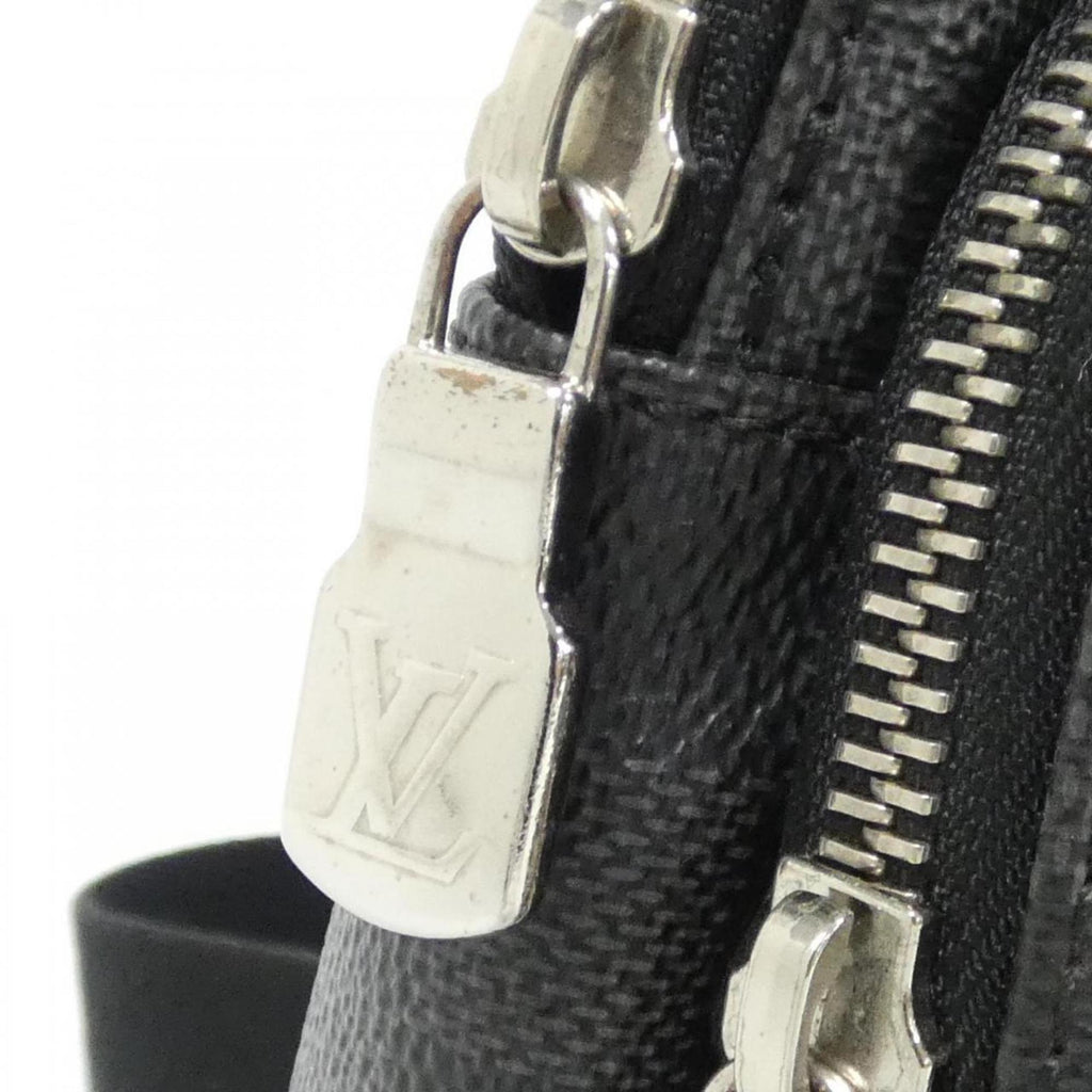Louis Vuitton Graphite Coated Canvas Shoulder Bag (Pre-Owned)