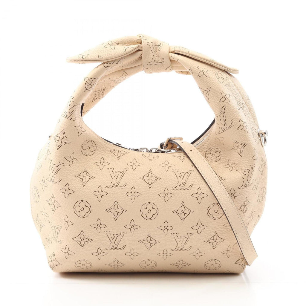 Louis Vuitton Beige Cream Mahina Leather Handbag (Pre-Owned)