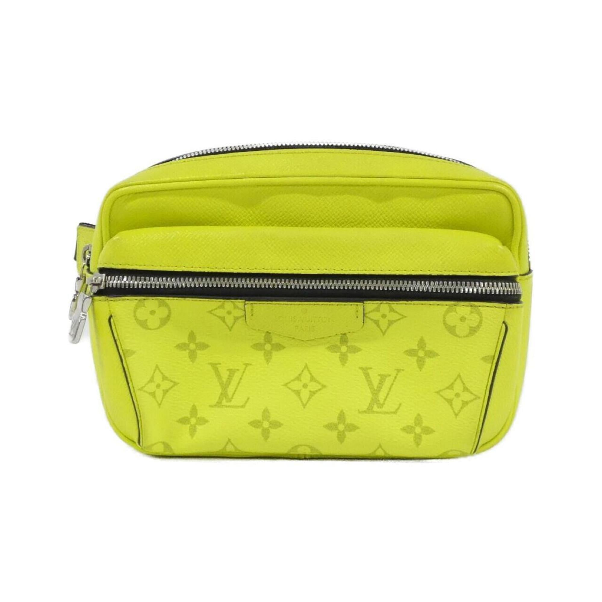 Louis Vuitton Jaune Yellow Coated Canvas Leather Shoulder Bag (Pre-Owned)